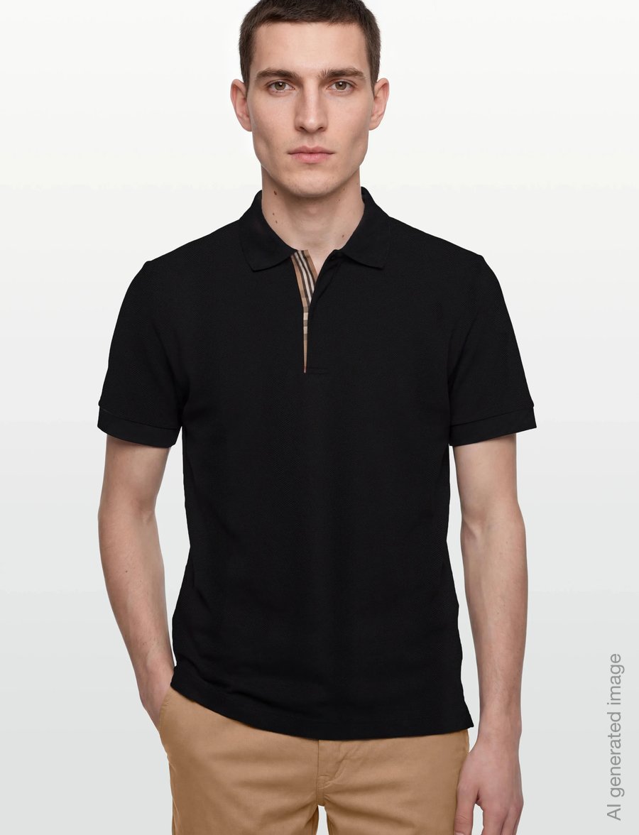 Burberry - HARTFORD SS ZP - kortærmede poloer - black - 3