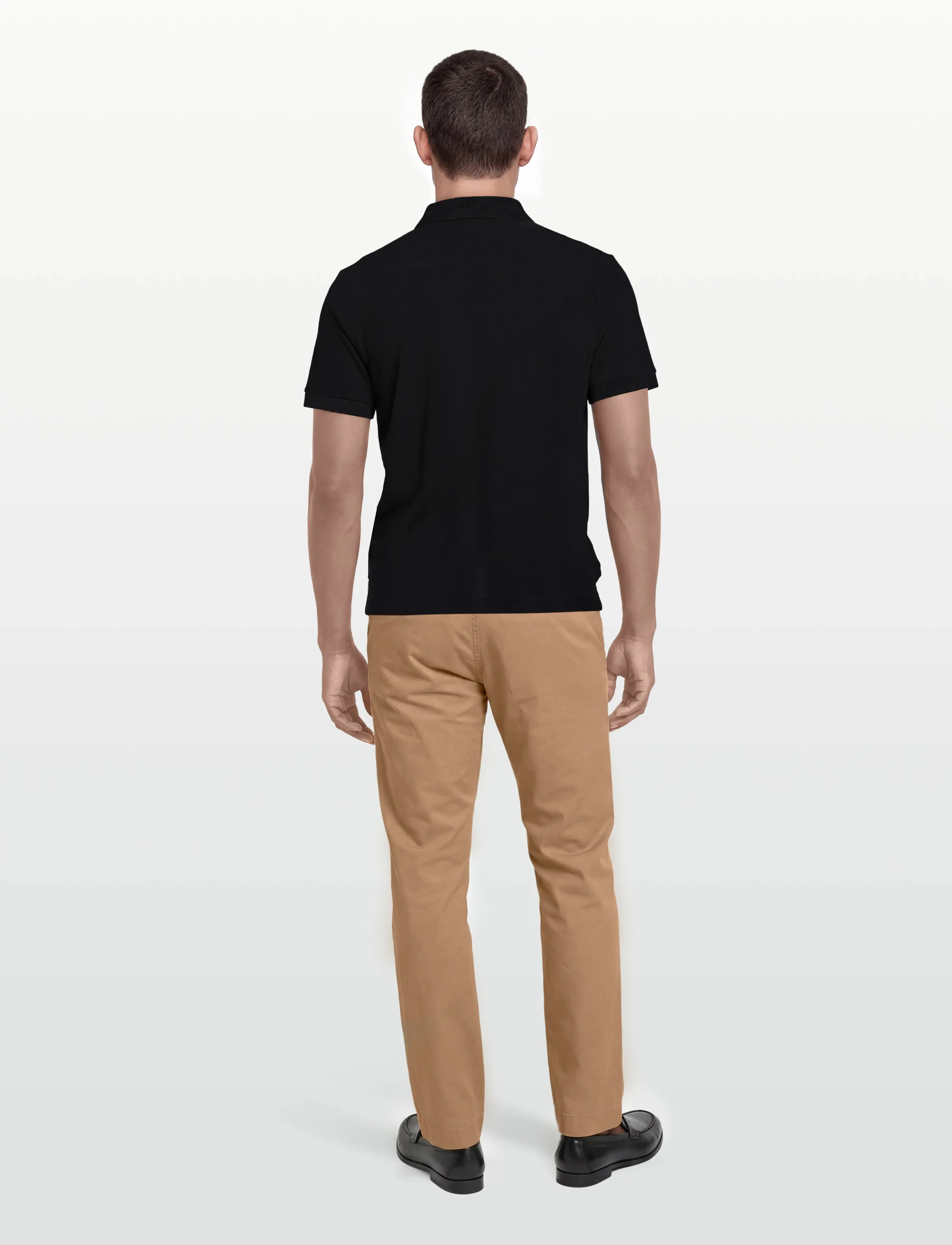 Burberry - HARTFORD SS ZP - polo skyrtur - black - 4