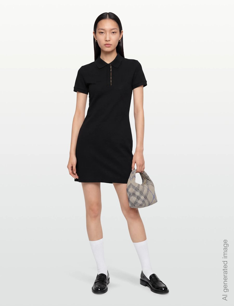 Burberry - LYRAH ZP - särkkleidid - black - 0