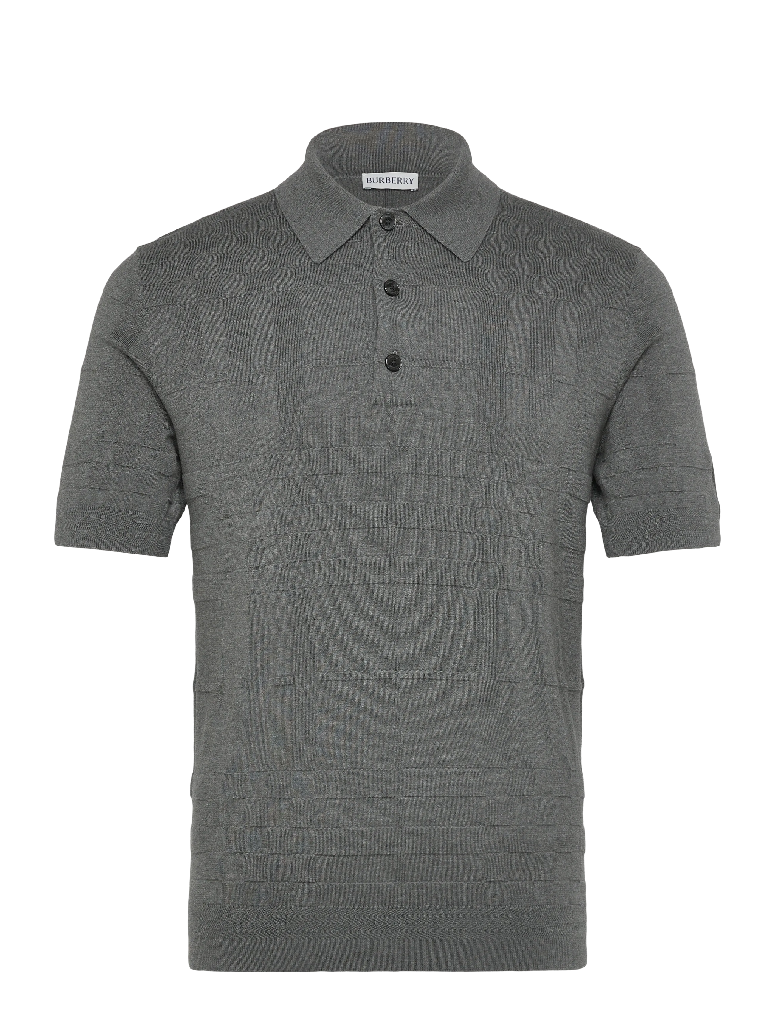 Burberry KIERAN CHK - Megztiniai - DARK GREY MELANGE / grey