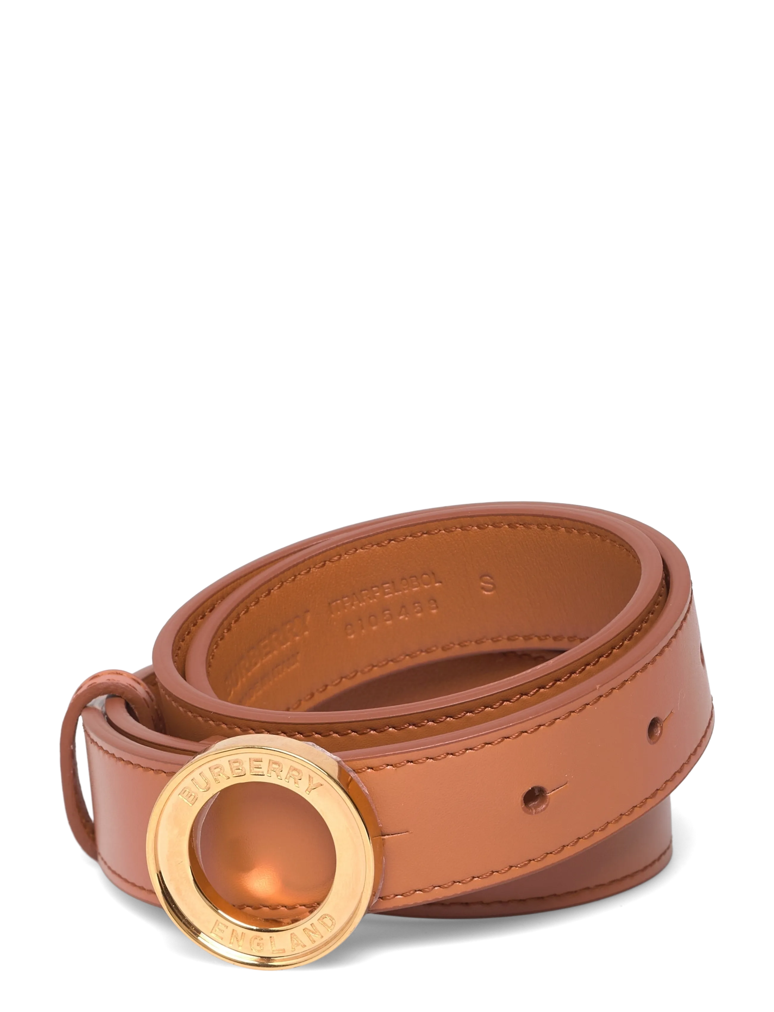 Burberry LB CIRC ICON 25MM BELT - Accessoarer - DEEP RUSSET / brown