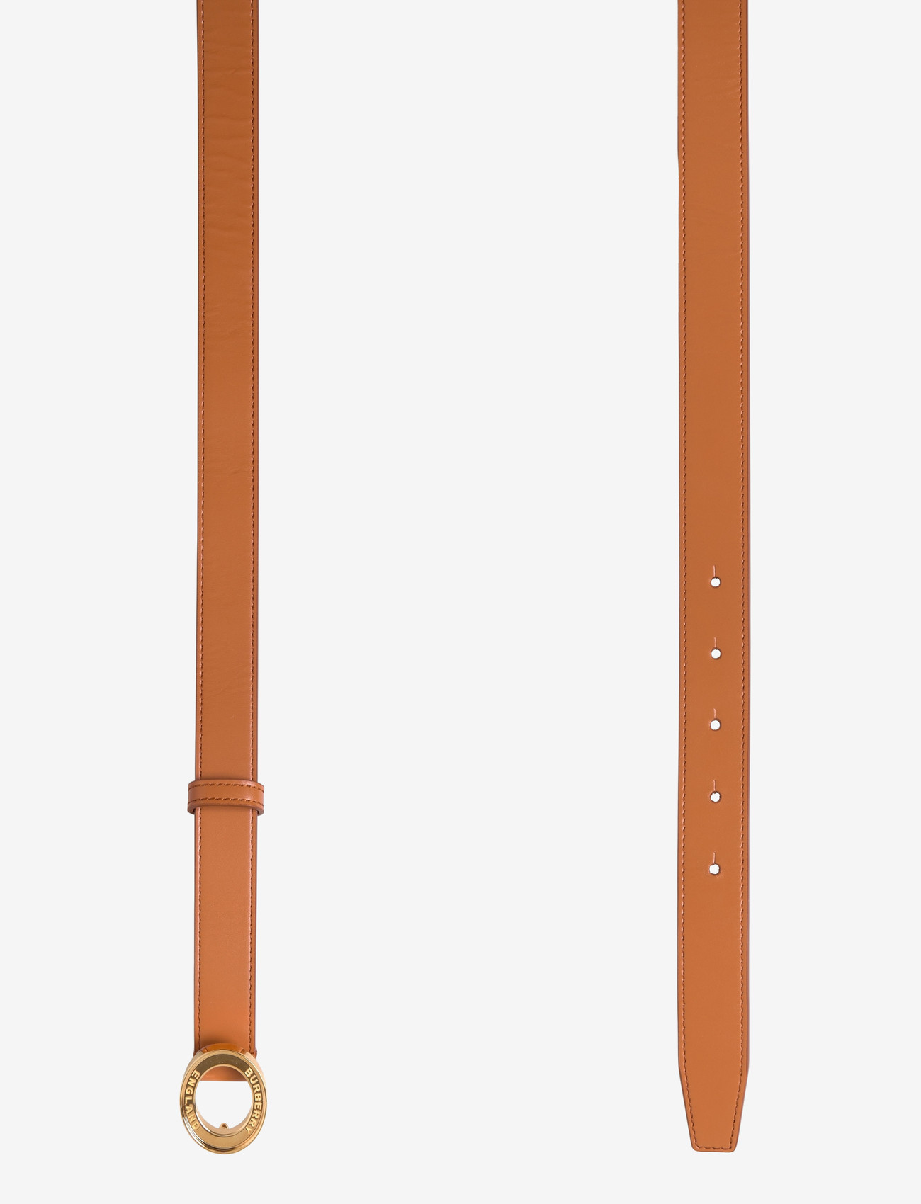 Burberry - LB CIRC ICON 25MM BELT - leren riemen - deep russet - 1