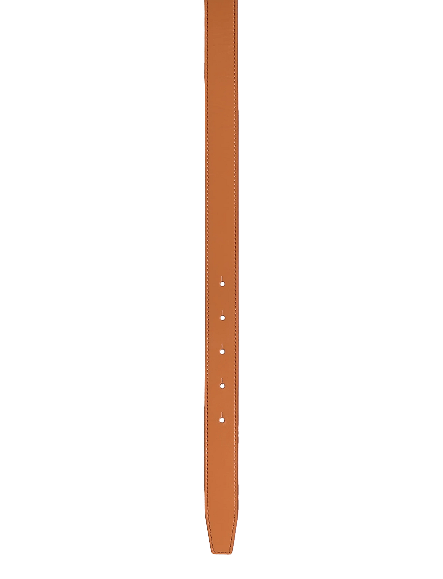 Burberry - LB CIRC ICON 25MM BELT - ledergürtel - deep russet - 2