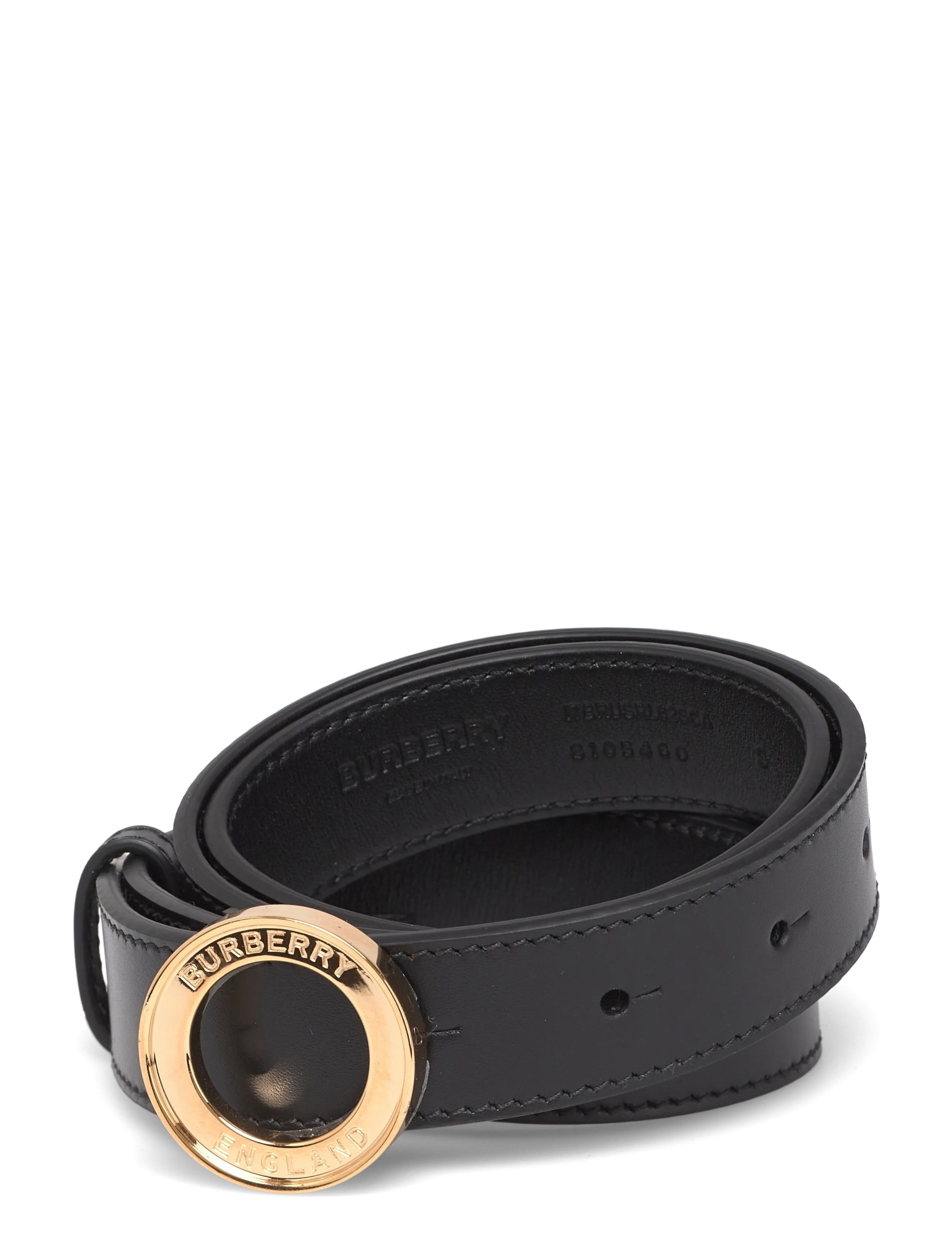 Burberry LB CIRC ICON 25MM BELT - Accessoarer - BLACK / black