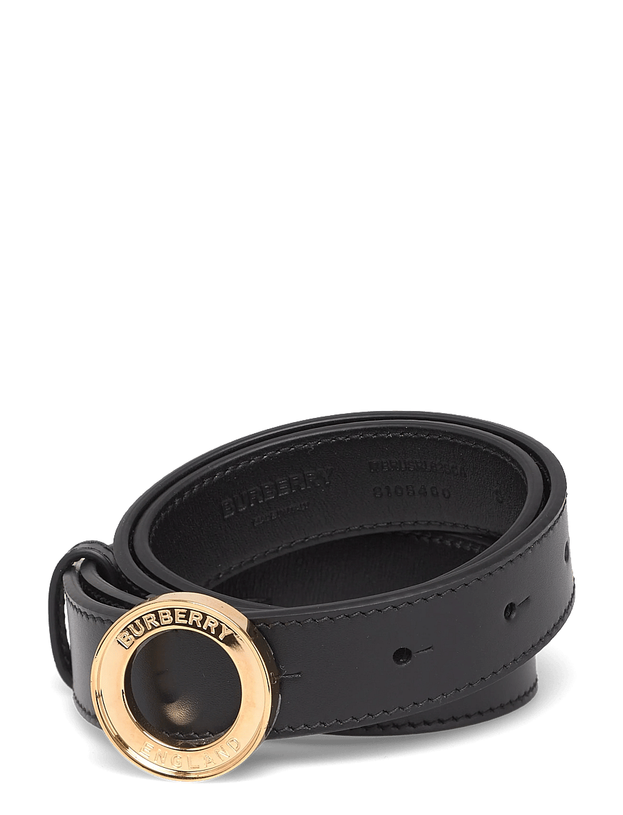 Burberry - LB CIRC ICON 25MM BELT - casual bælter - black - 0