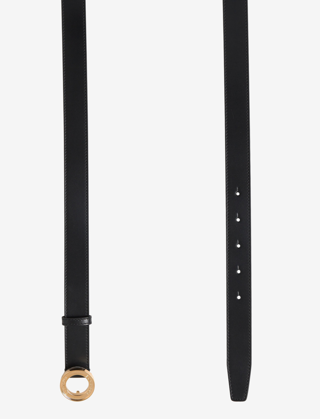 Burberry - LB CIRC ICON 25MM BELT - leather belts - black - 1