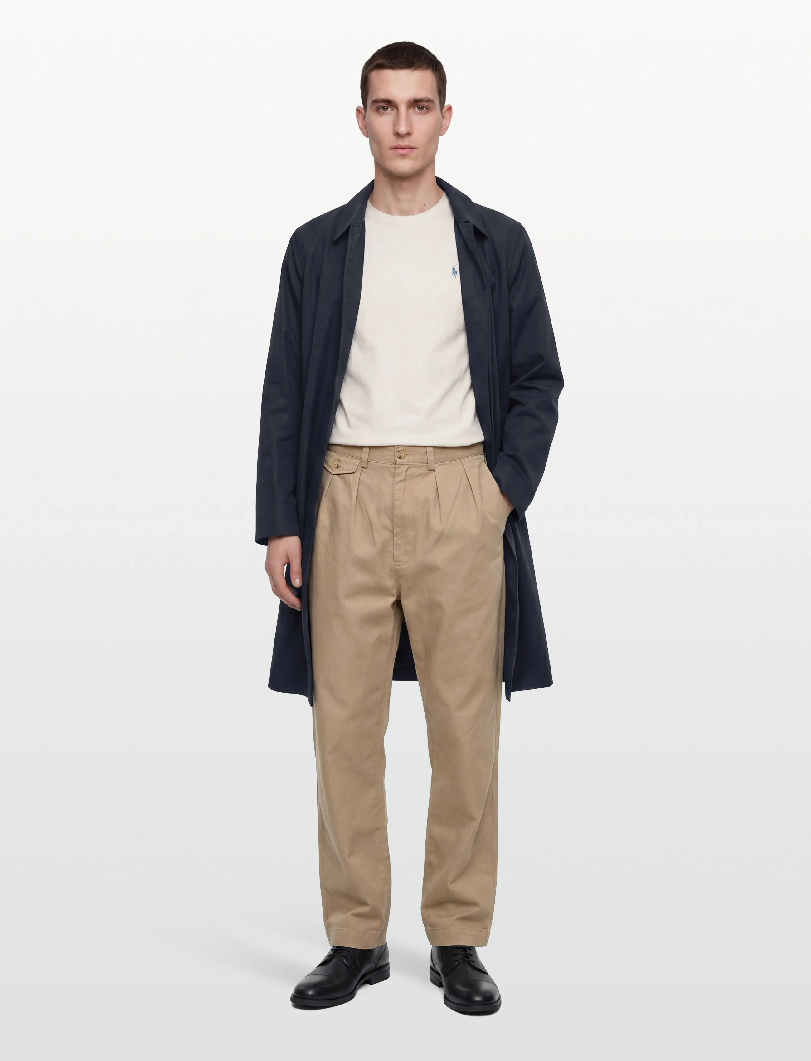 Burberry Pennan, 50, Navy, Frakker > Trenchcoats, Herre