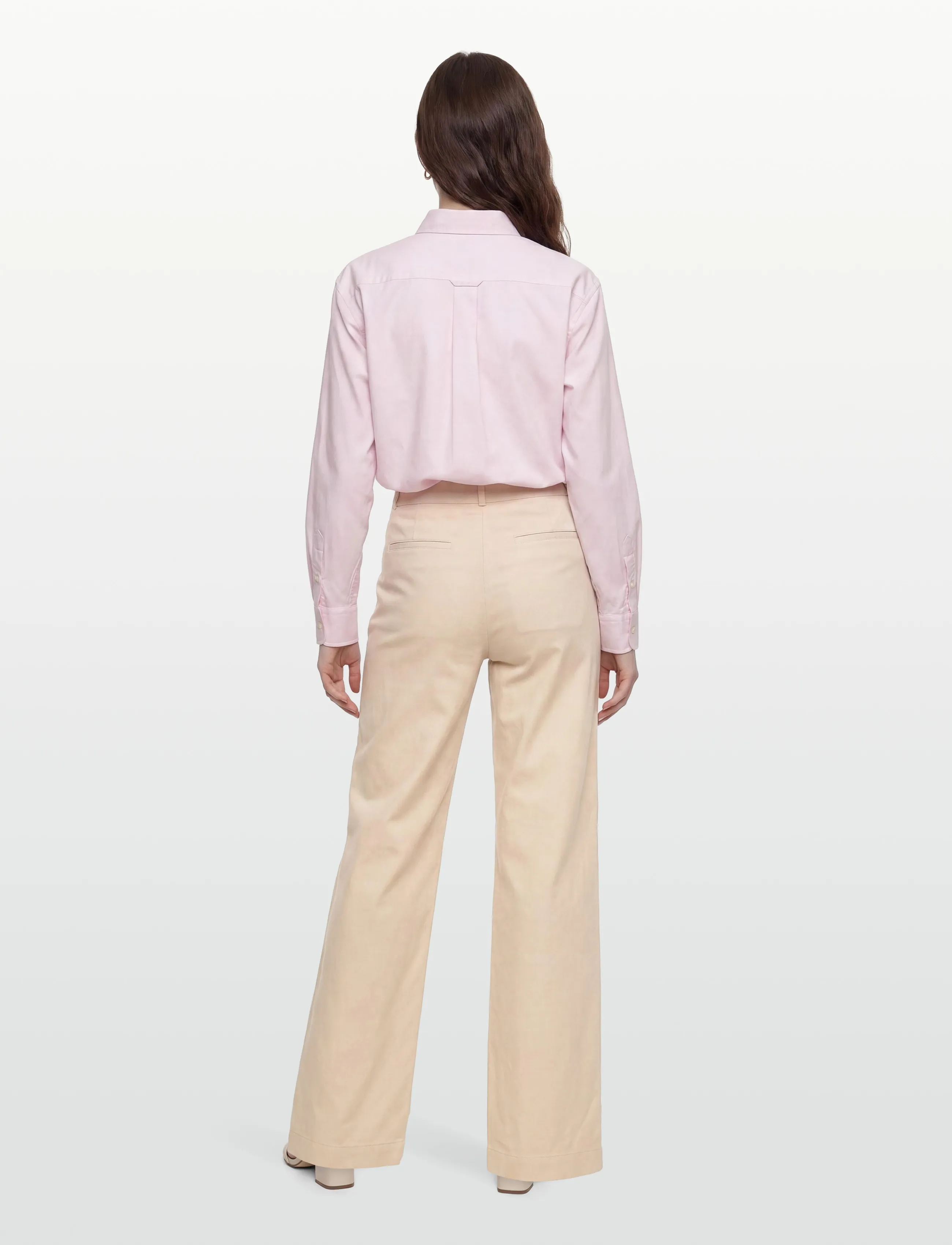 Burberry - ALEXA - sérsniðnar buxur - pale stone - 4