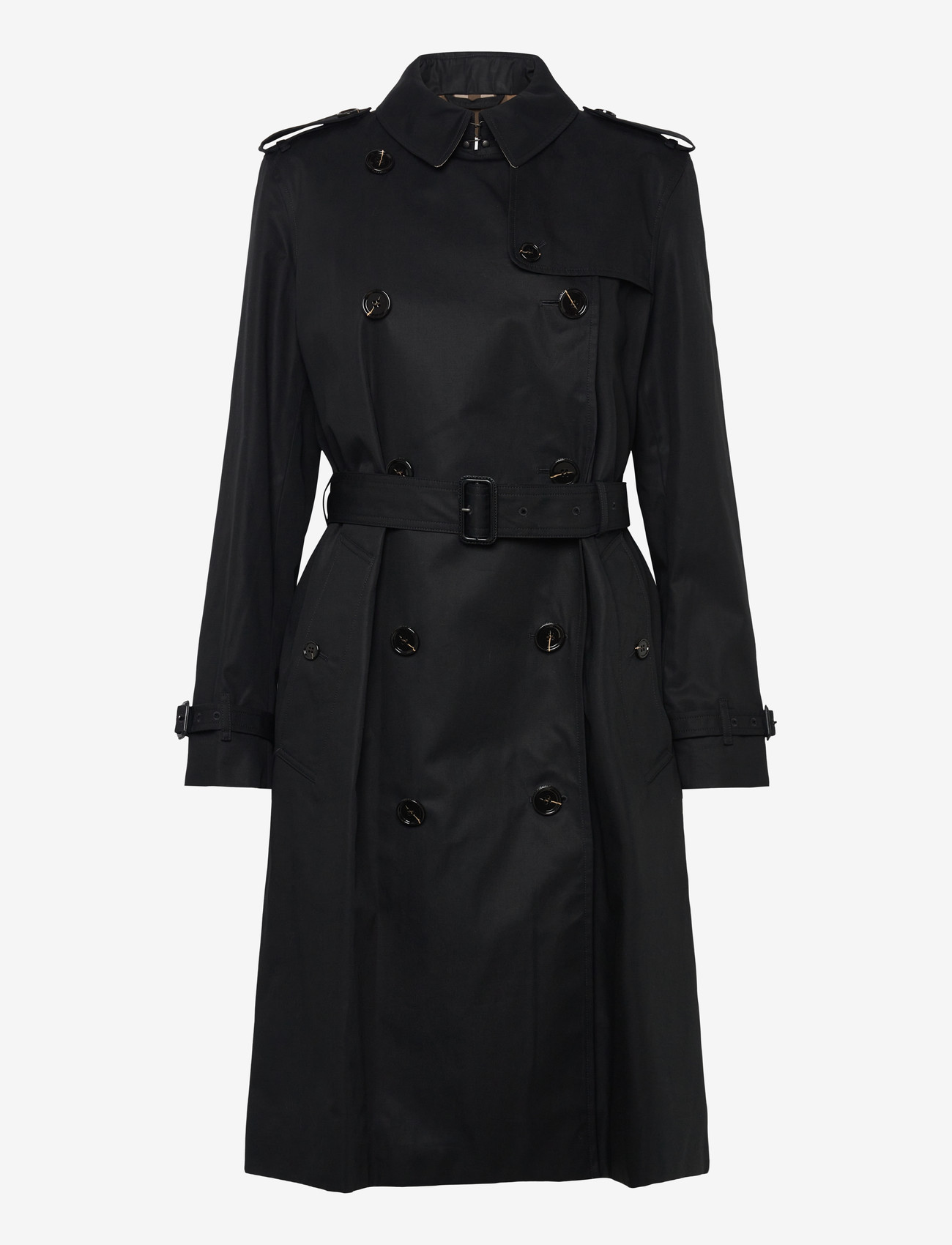 Burberry - HONEYWELL LNG - trenchcoats - black - 0