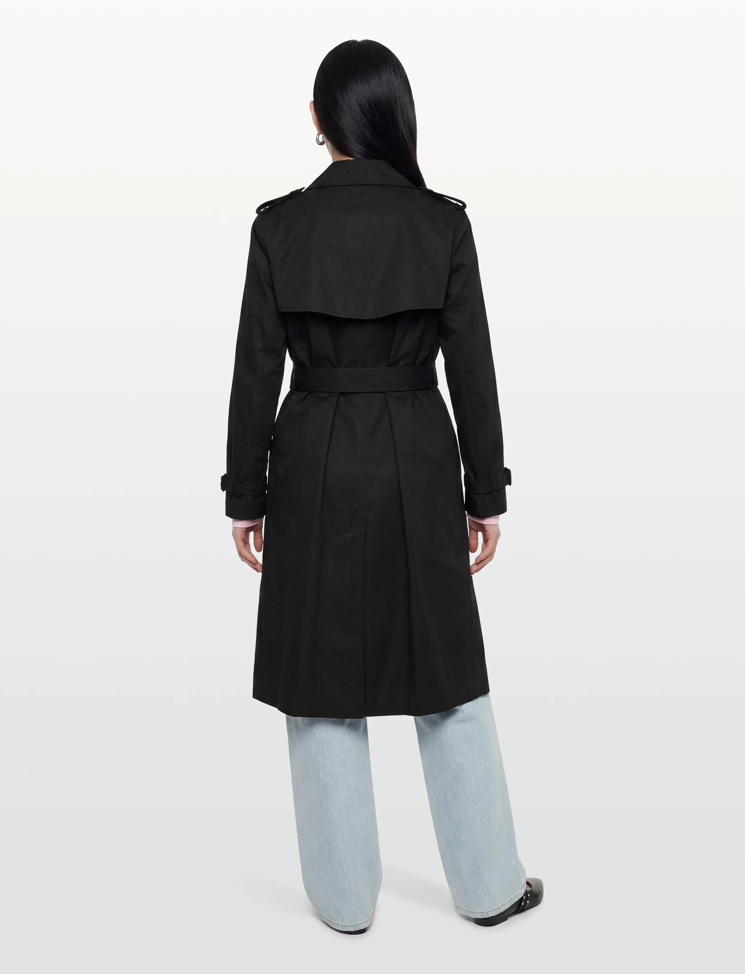 Burberry - HONEYWELL LNG - trenchcoats - black - 4