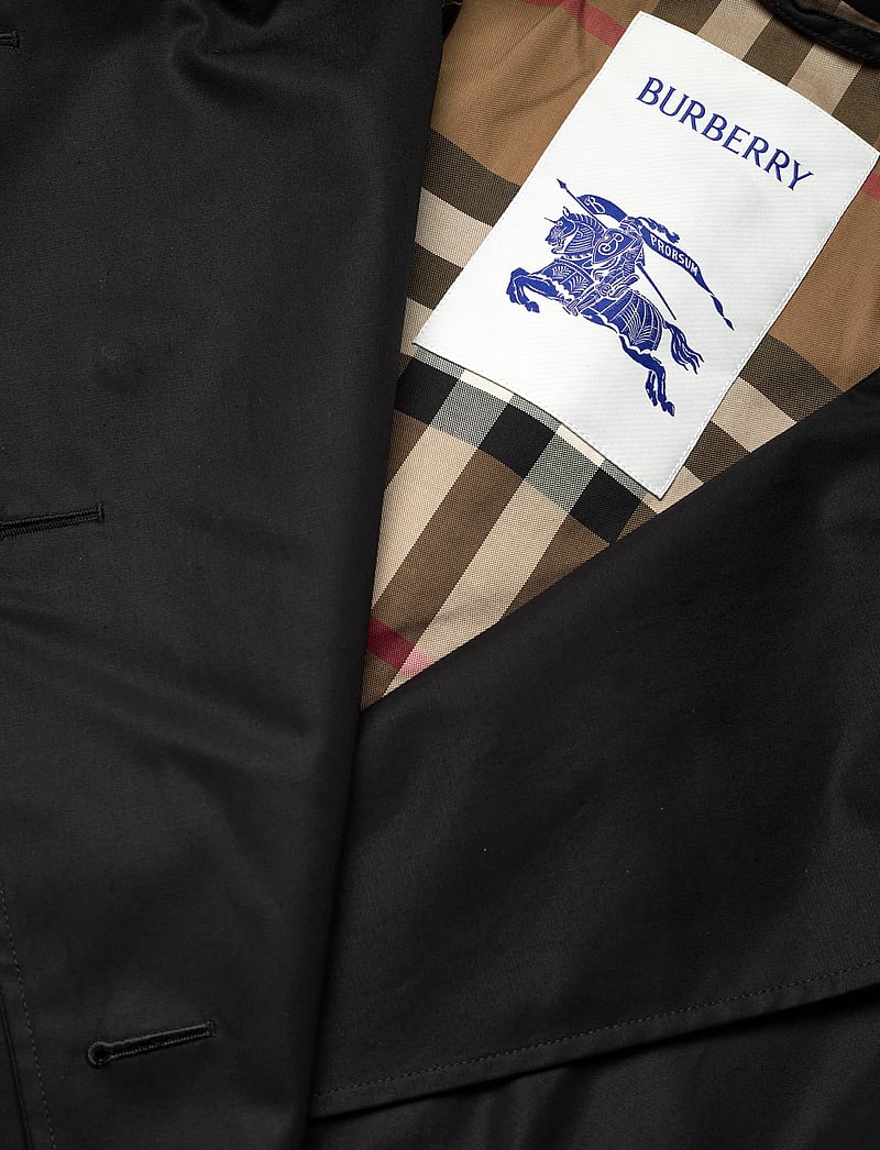 Burberry - HONEYWELL LNG - trenchcoats - black - 2