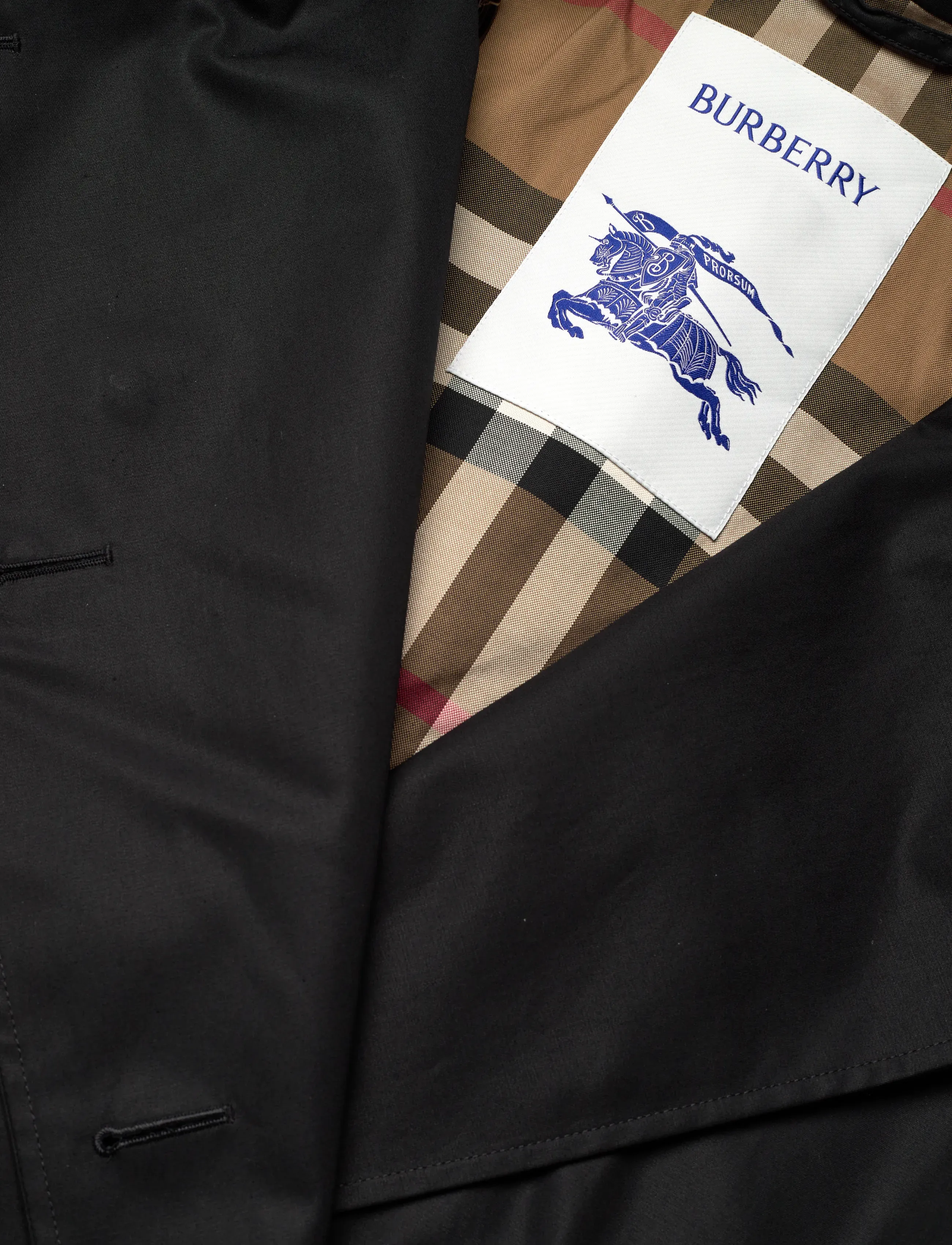 Burberry - HONEYWELL LNG - trenchcoats - black - 5