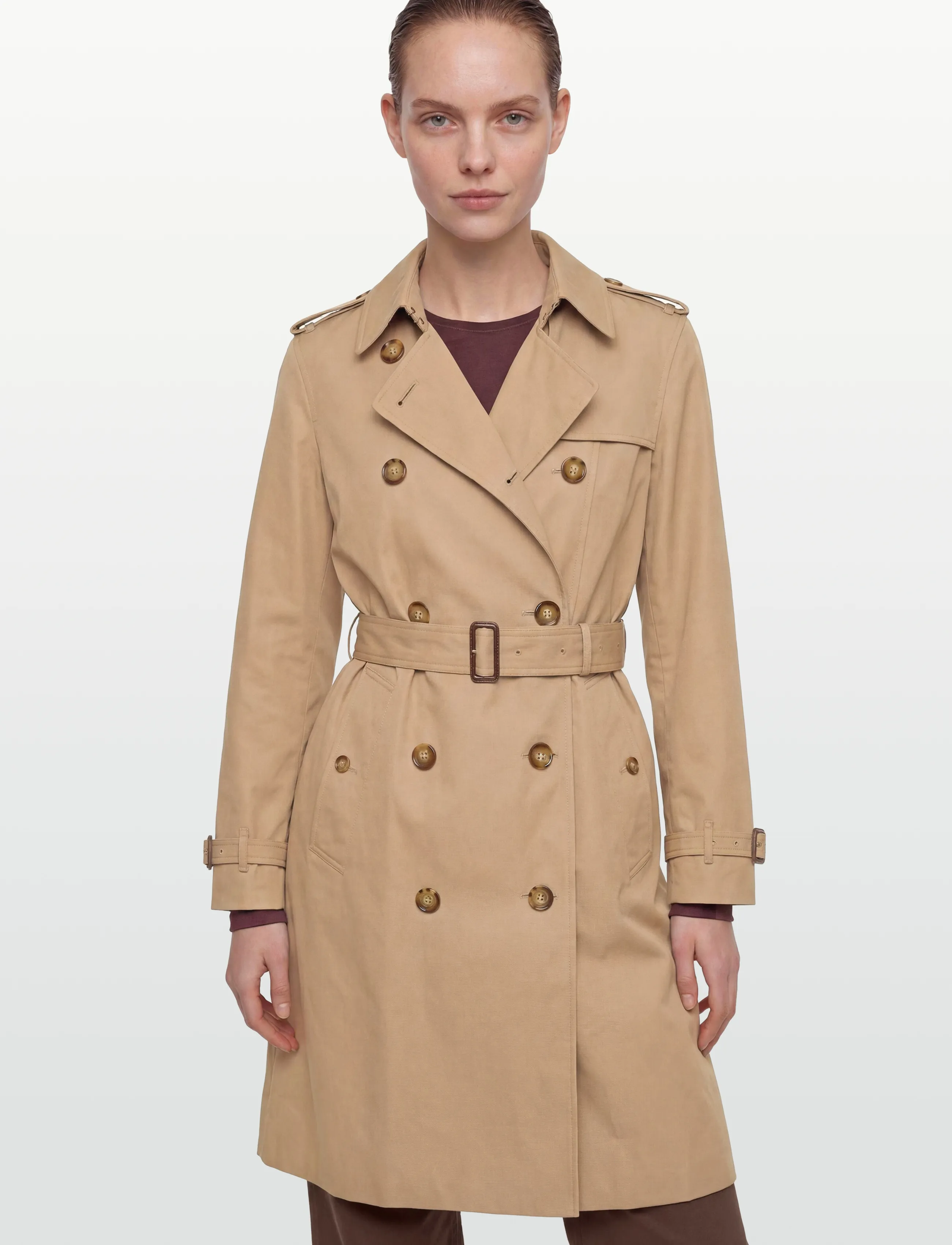Burberry - HONEYWELL LNG - trench coats - honey - 3