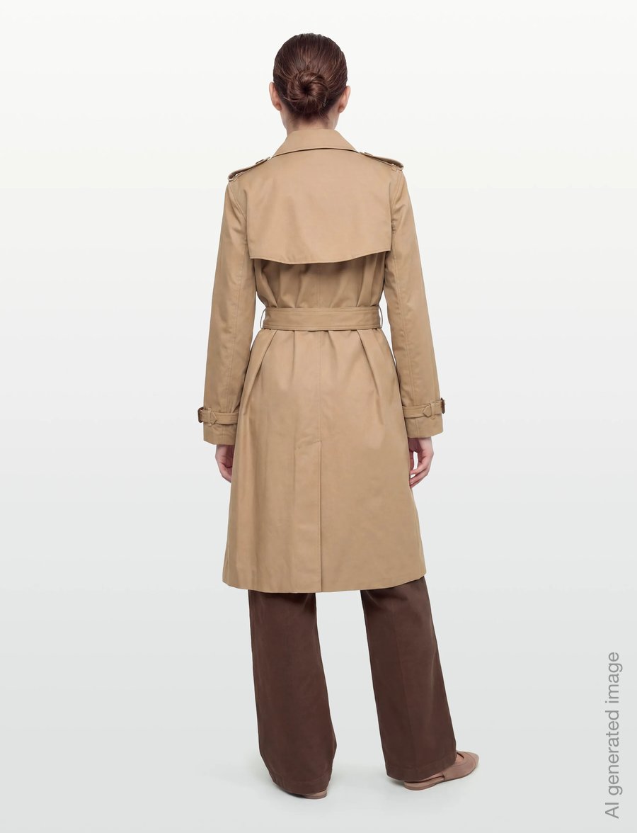 Burberry - HONEYWELL LNG - trenchcoats - honey - 4