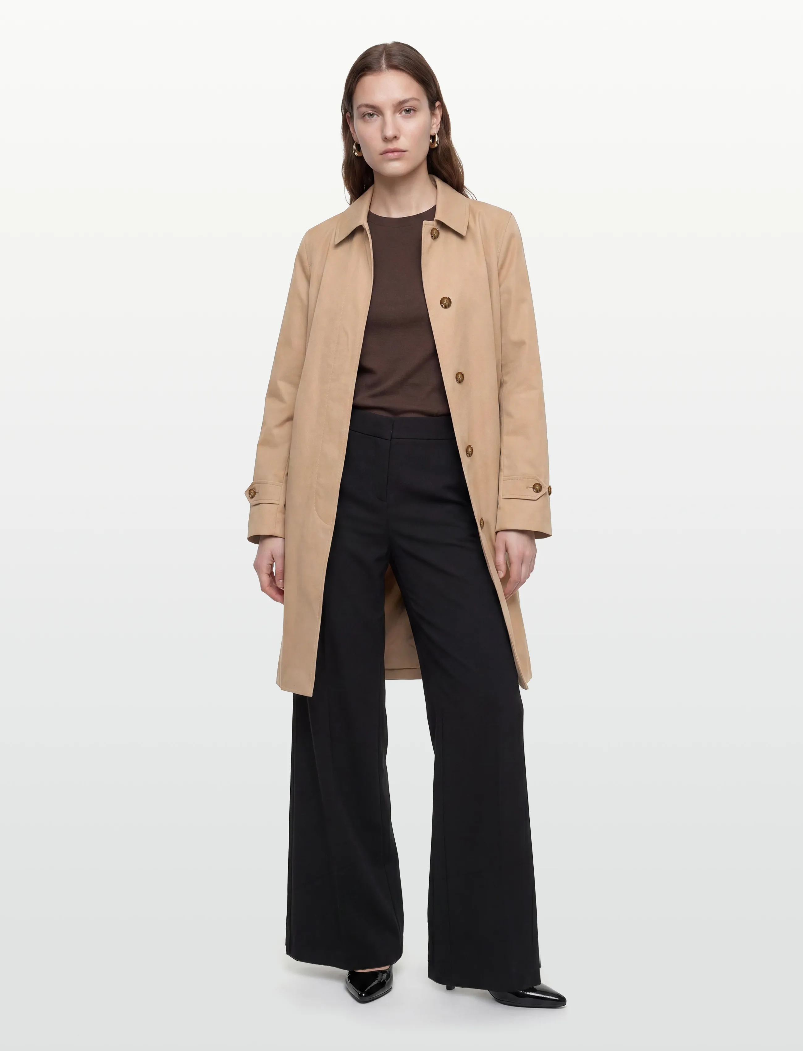 Burberry Chiltern, 42, Beige, Frakker > Trenchcoats, Dame