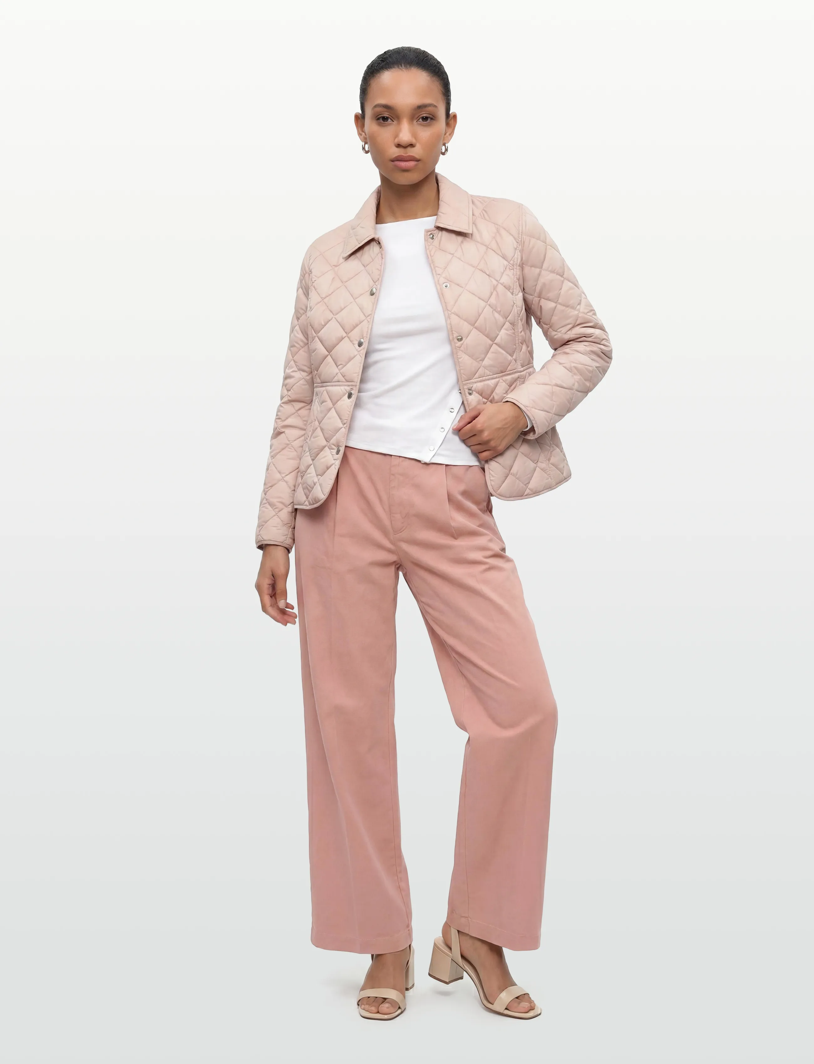 Burberry Cawthorne, XL, Pink, Jakker > Vatteret Jakke, Dame