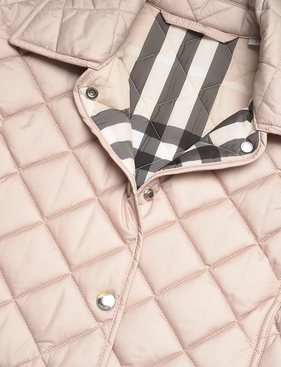Burberry - CAWTHORNE - virsjakas ar dūnu pildījumu un polsterējumu - light taupe - 5