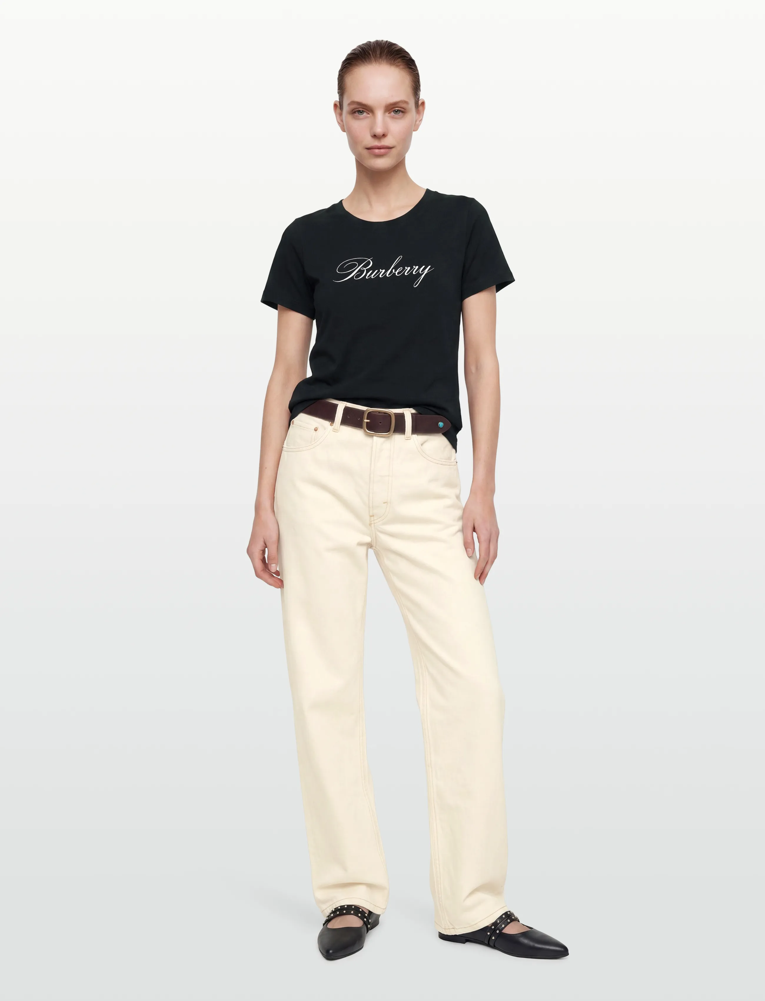 Burberry Malia, L, T-shirts & Oberteile, Schwarz - Short-sleeved, Frauen