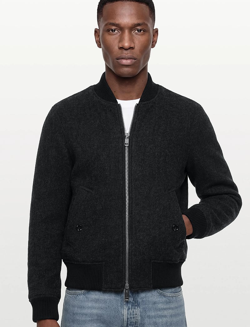 Burberry - GRANTHAM - wolljacken - dark charcoal melang - 3