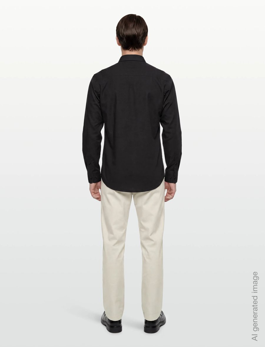 Burberry - CLAVERDON LS - basic-hemden - black - 4