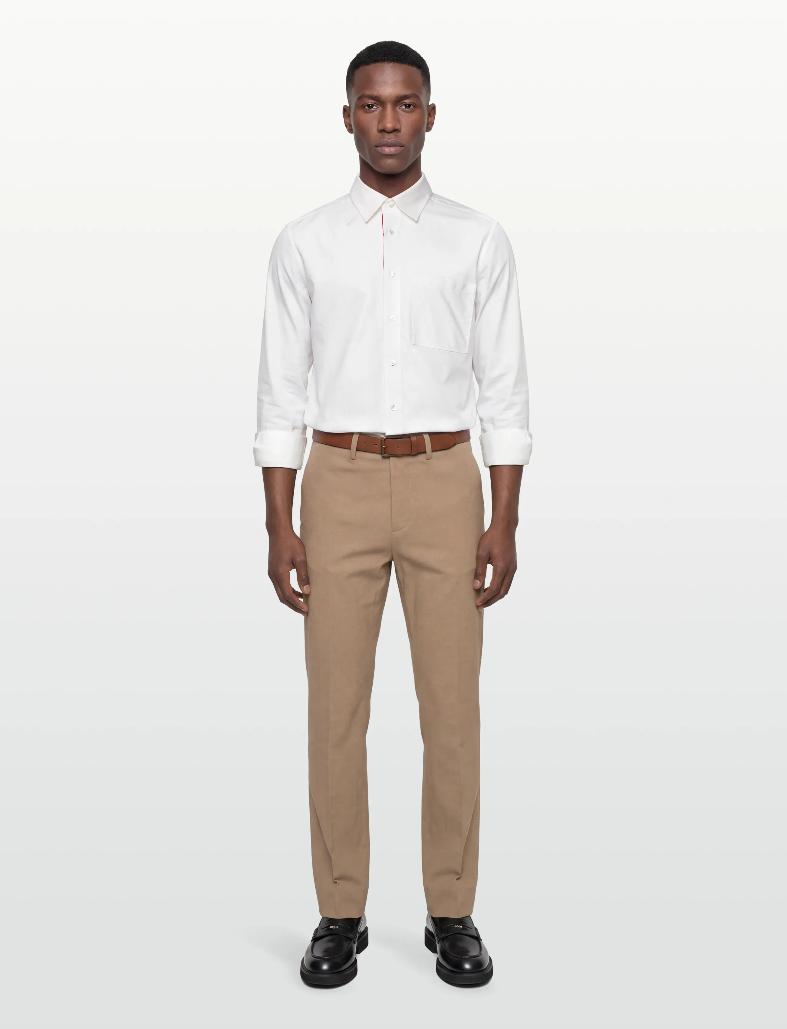 Burberry CLAVERDON LS - Shirts - WHITE / white