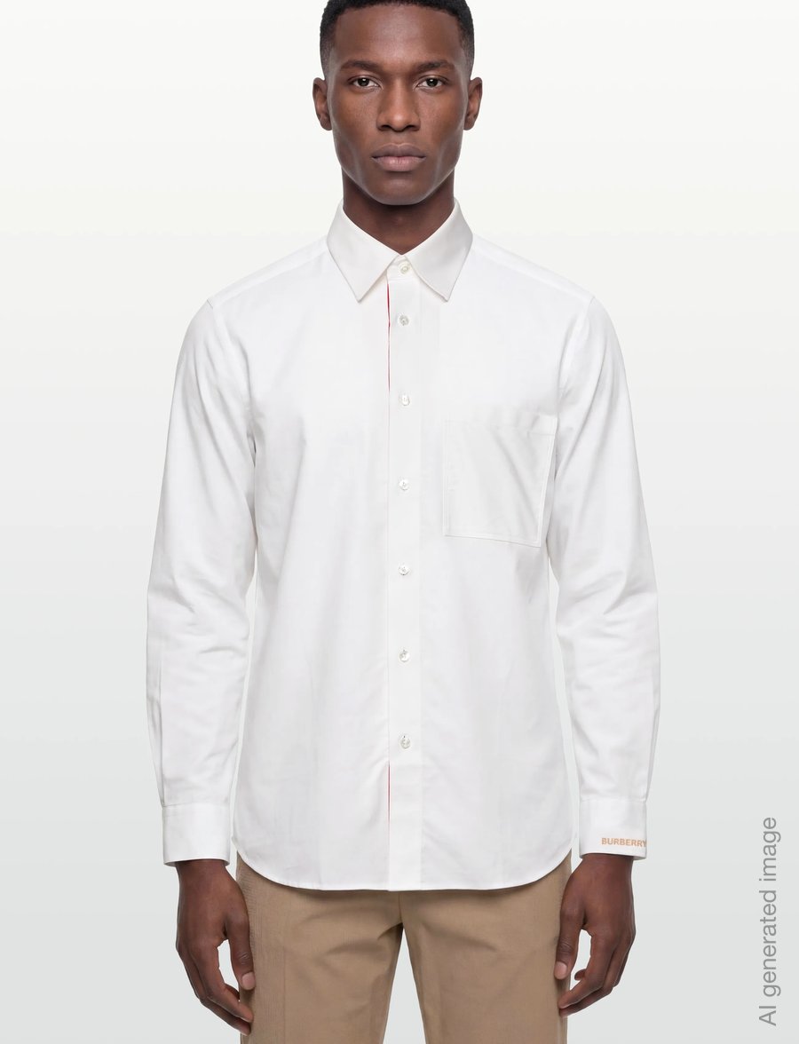 Burberry - CLAVERDON LS - basic-hemden - white - 3