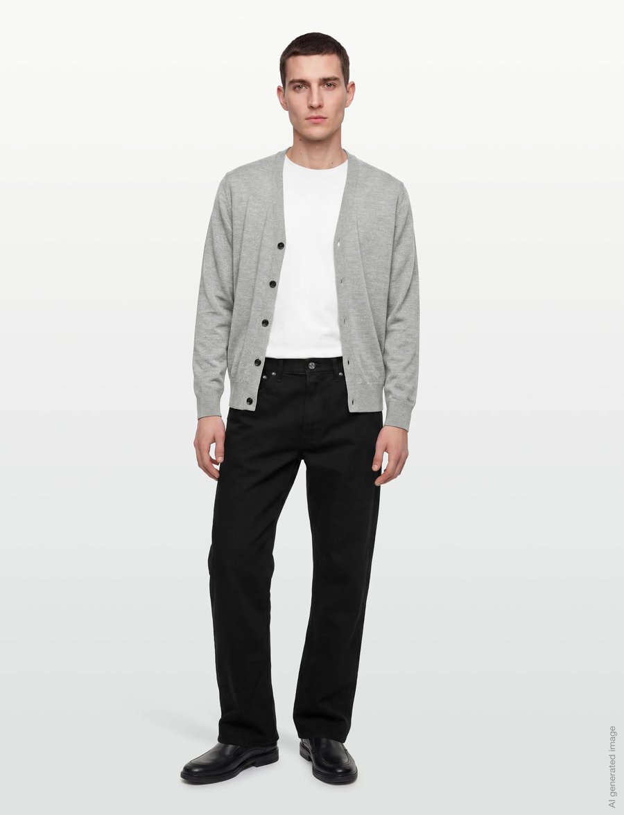 Burberry - MARLHAM - koftor - light grey melange - 0