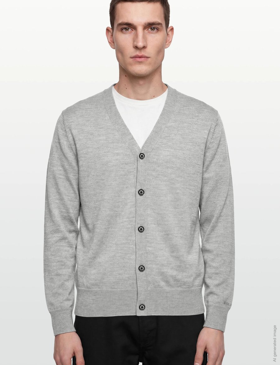 Burberry - MARLHAM - koftor - light grey melange - 3