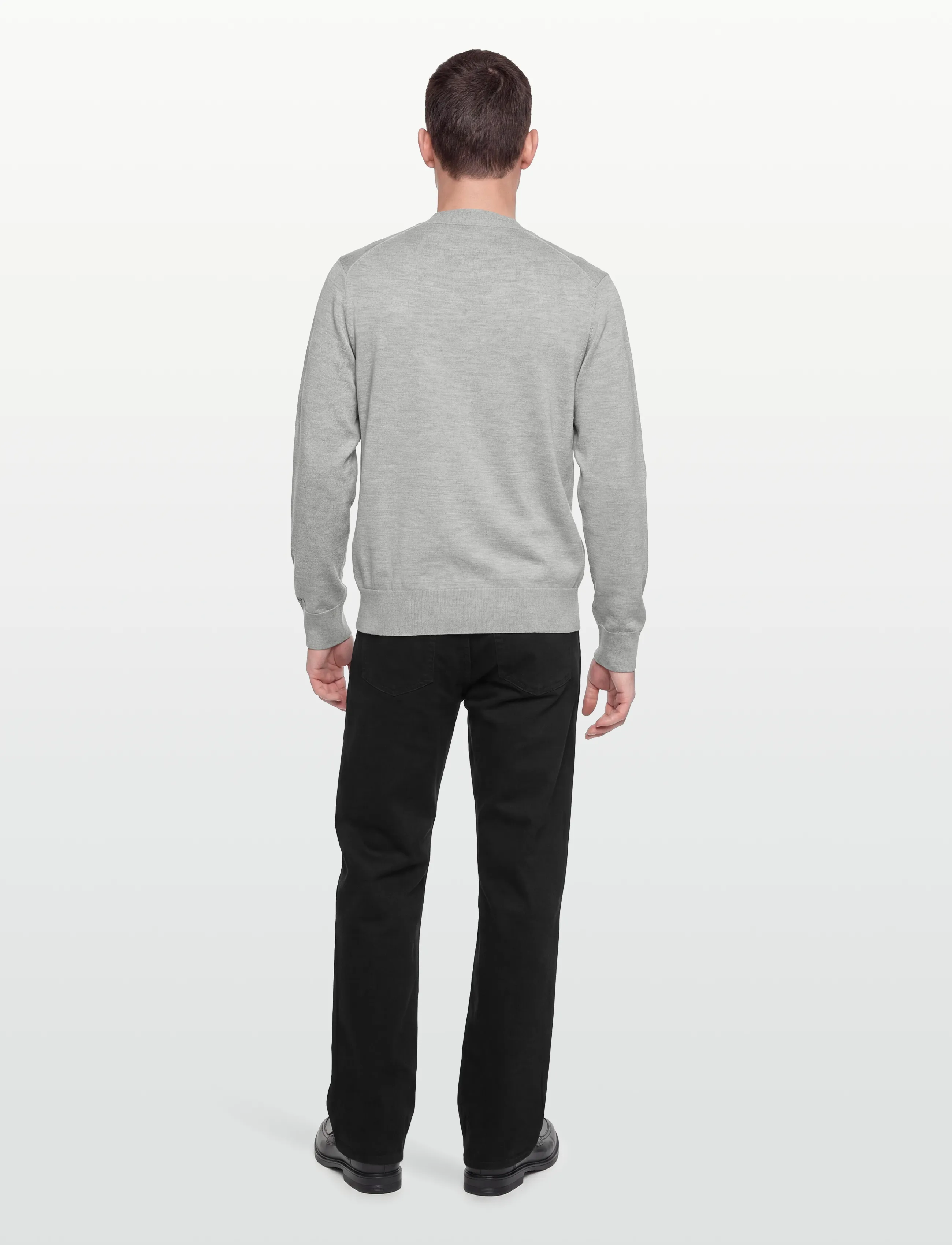 Burberry - MARLHAM - kardiganid - light grey melange - 4