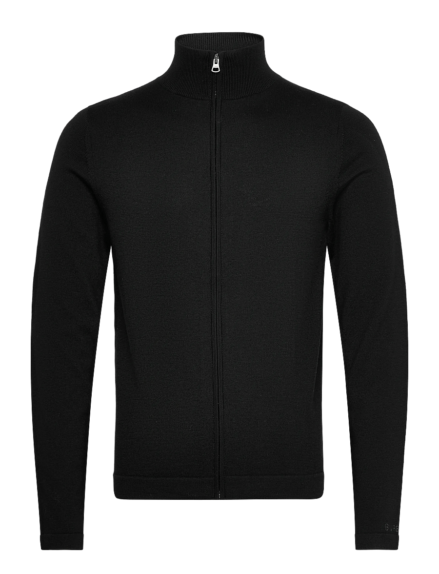 Burberry - EMMITT - fullzip strik - black - 1