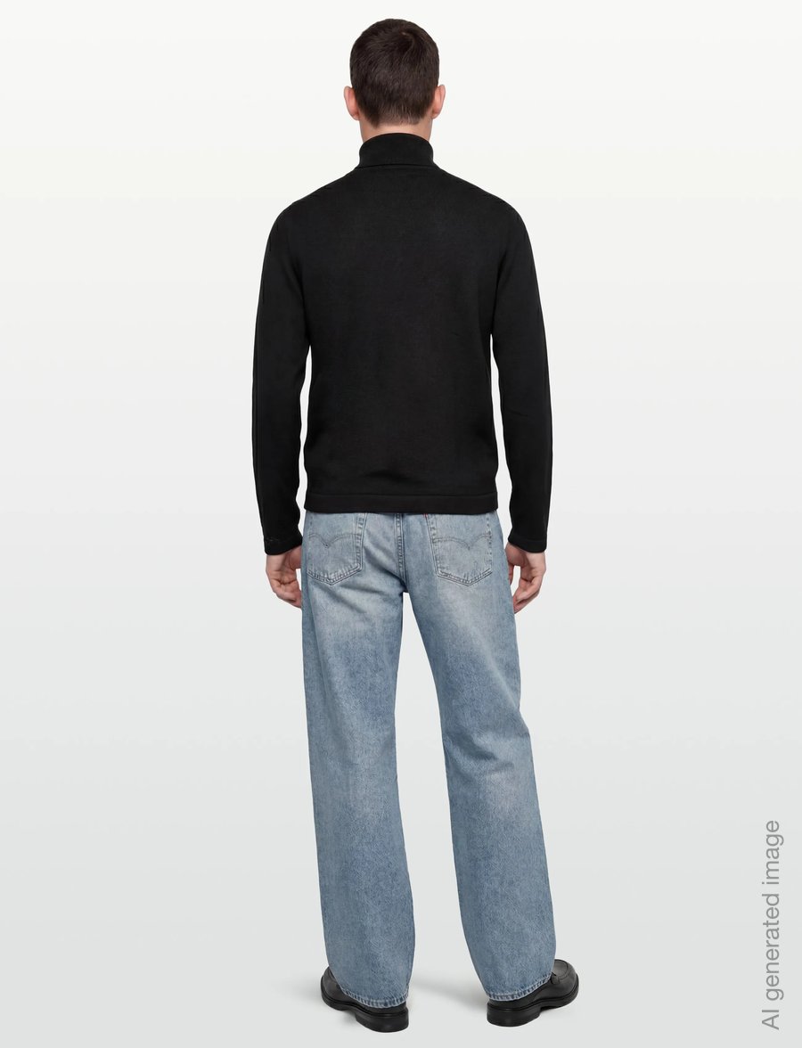 Burberry - EMMITT - fullzip strik - black - 4
