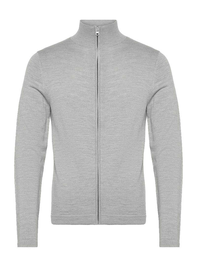 Burberry - EMMITT - full zip jumpers - light grey melange - 0