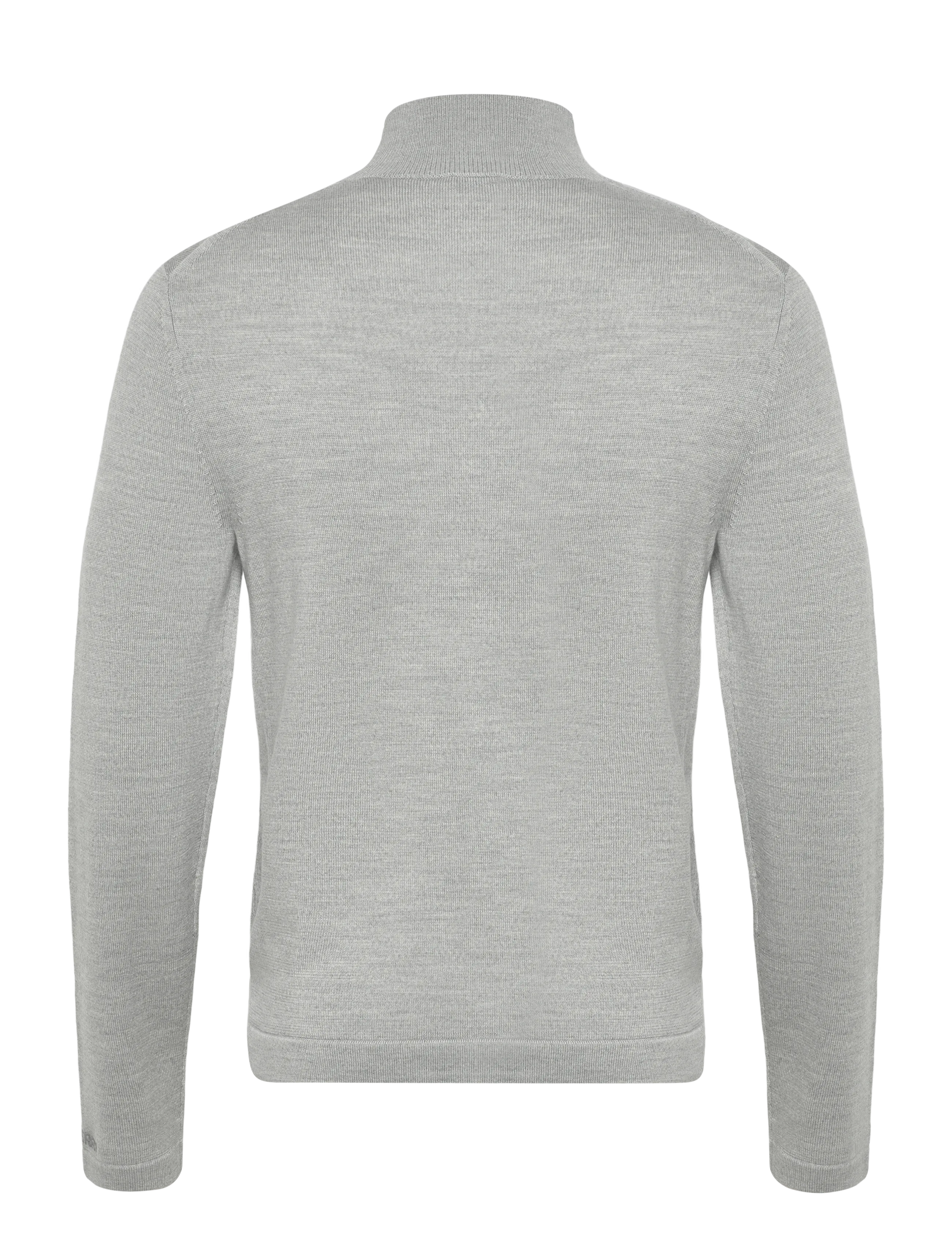 Burberry - EMMITT - full zip jumpers - light grey melange - 2