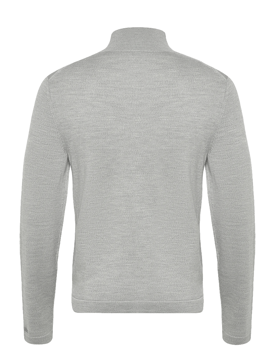 Burberry - EMMITT - lukuga džemprid - light grey melange - 2