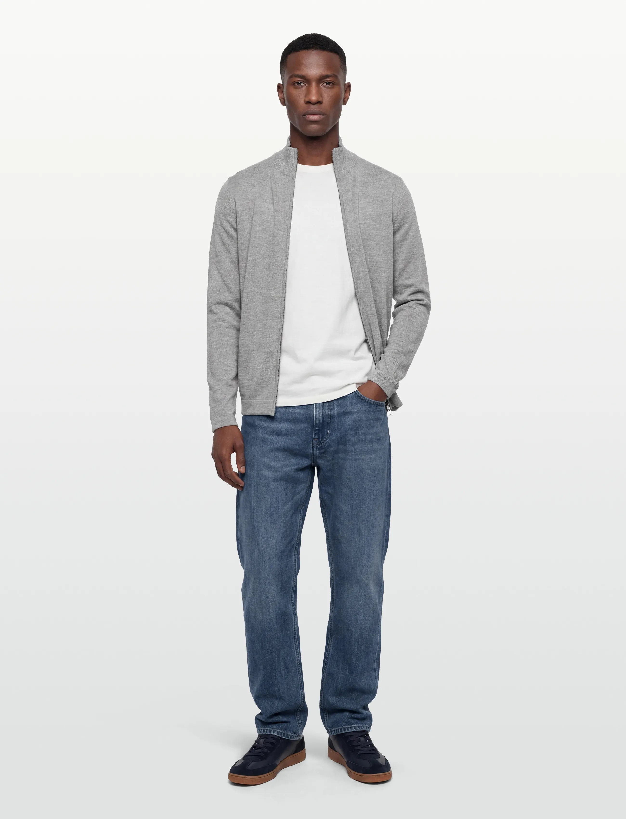 Burberry Emmitt, M, Knitwear, Grau - Cardigans, Männerswear