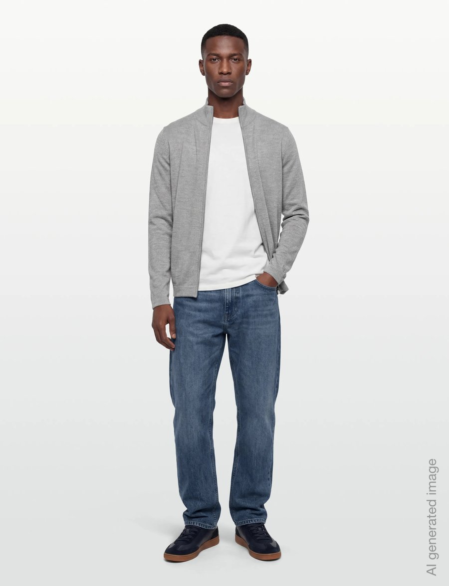 Burberry - EMMITT - lukuga džemprid - light grey melange - 0
