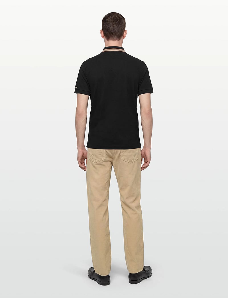 Burberry - HARTFORD ICS - gestrickte polohemden - black - 5