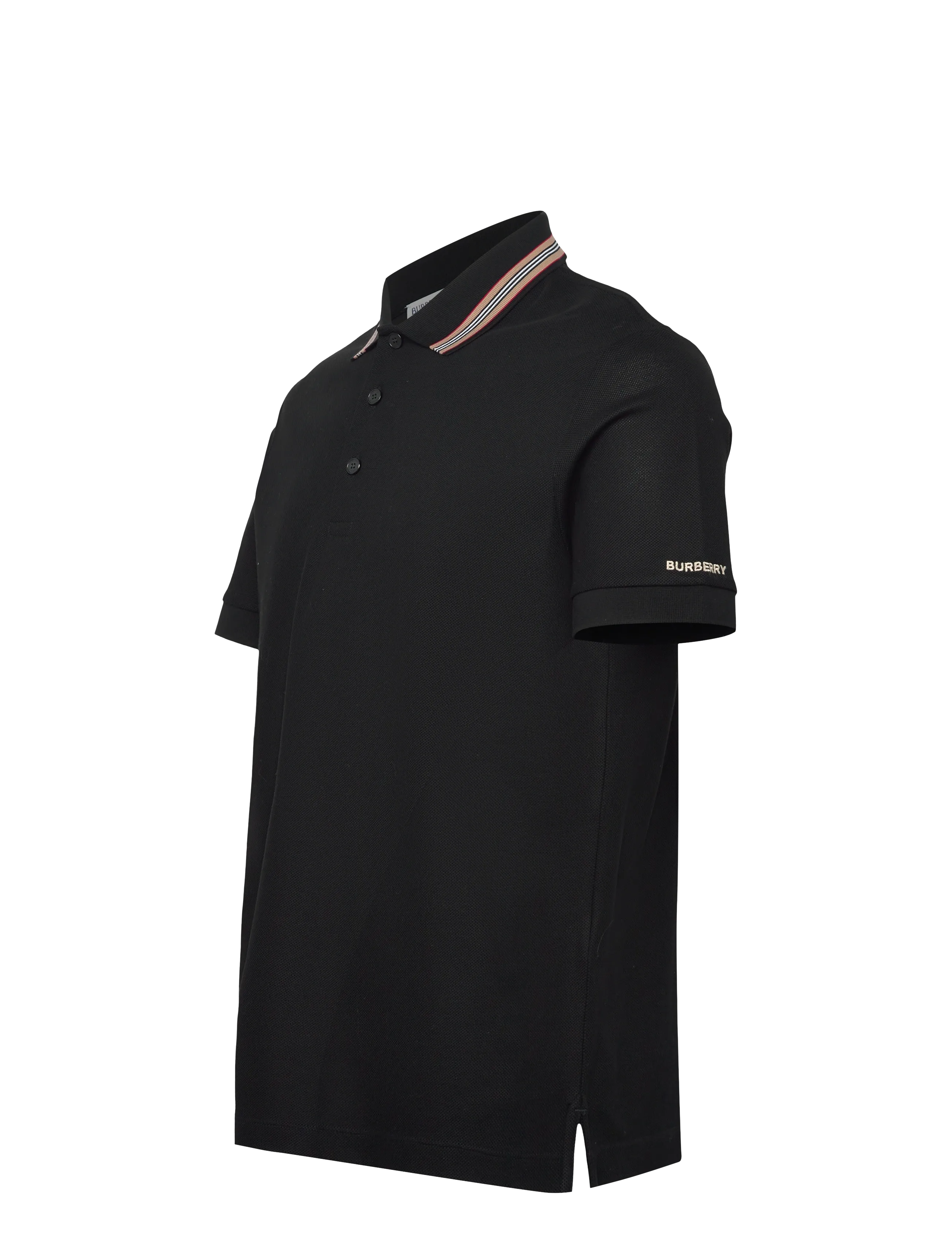 Burberry - HARTFORD ICS - kootud polosärgid - black - 3