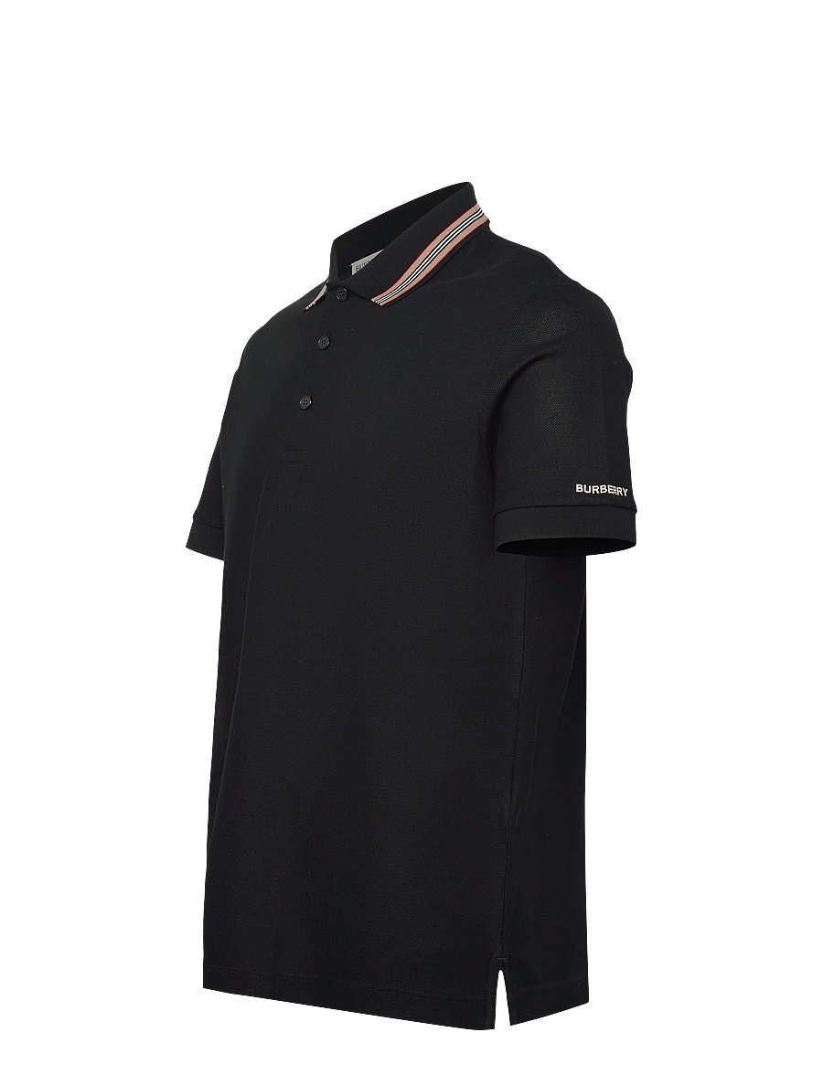 Burberry - HARTFORD ICS - kootud polosärgid - black - 3