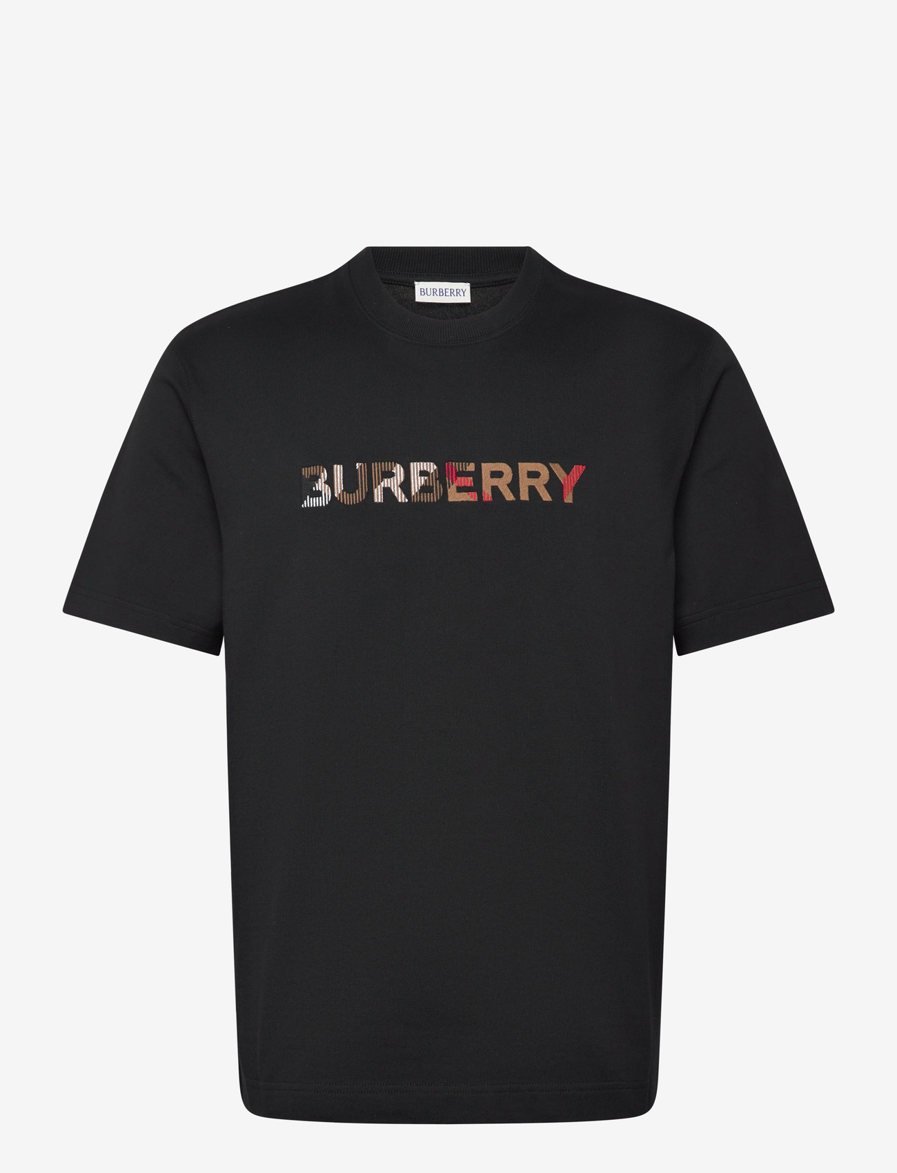 Burberry - ELLISON EMB - kortärmade t-shirts - black - 0