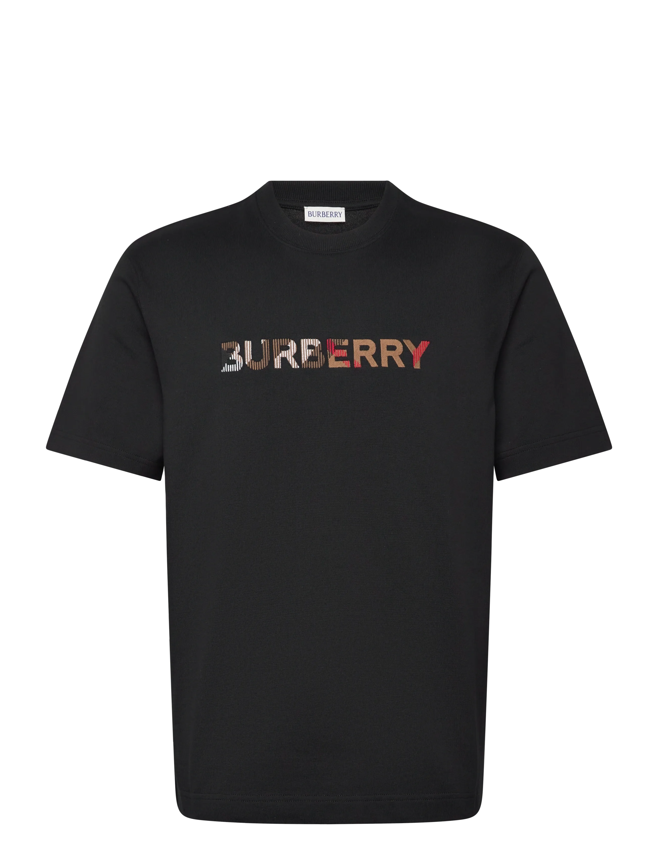Burberry ELLISON EMB - T-shirts - BLACK / black