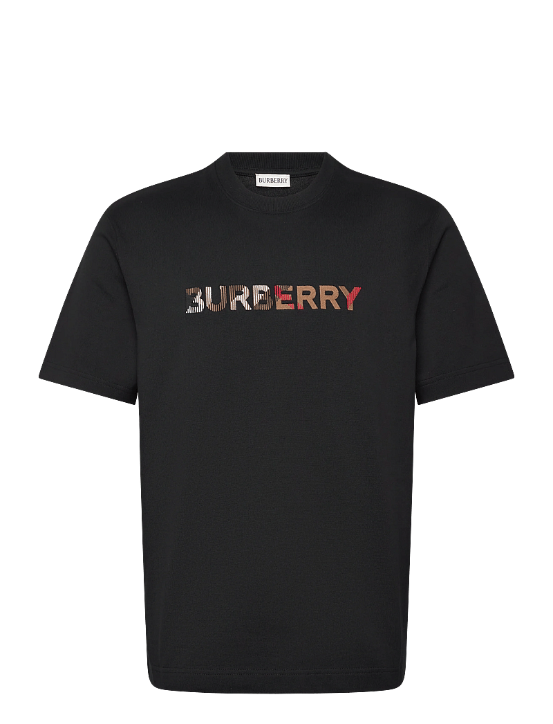 Burberry - ELLISON EMB - kortärmade t-shirts - black - 0