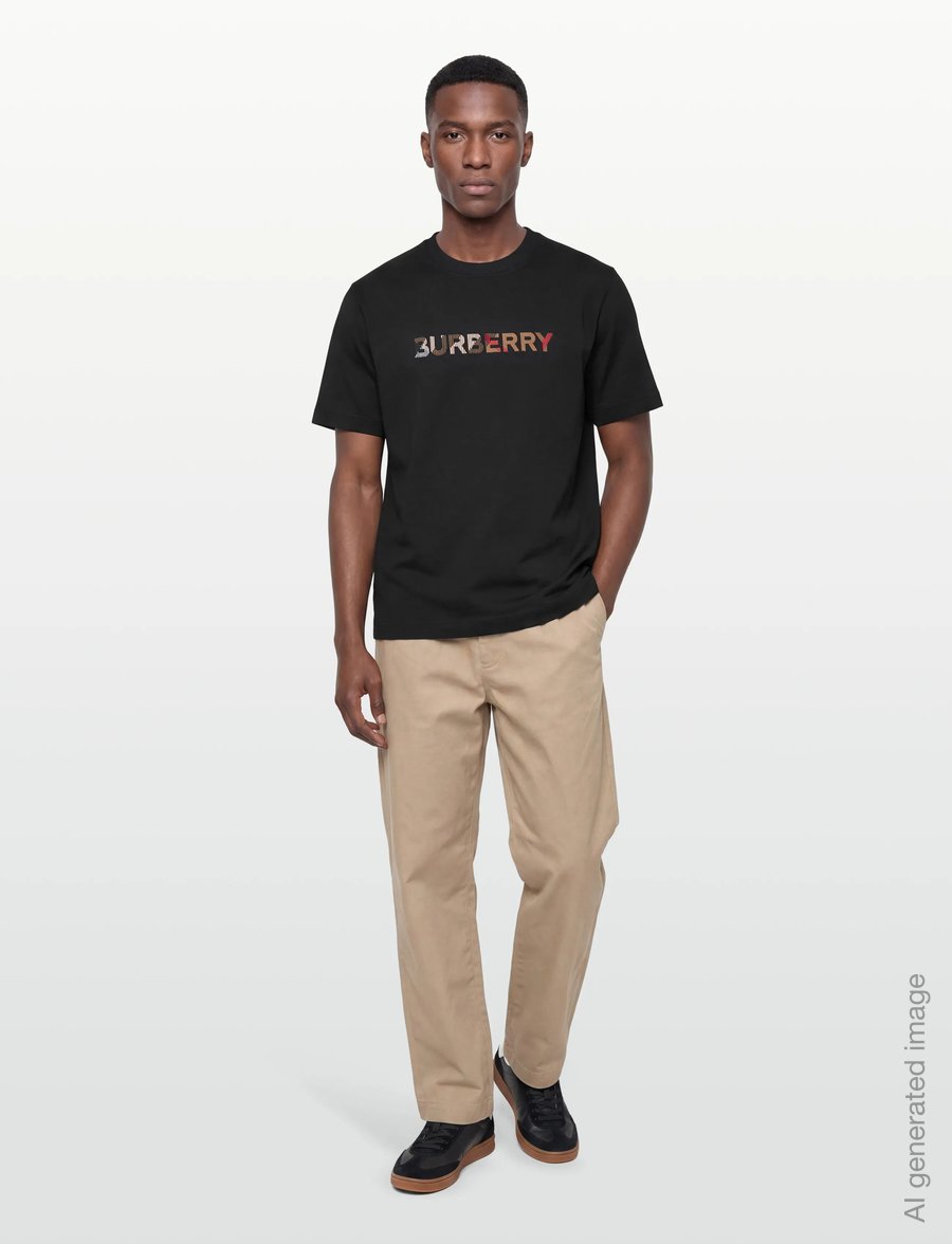 Burberry - ELLISON EMB - kurzärmelig - black - 0