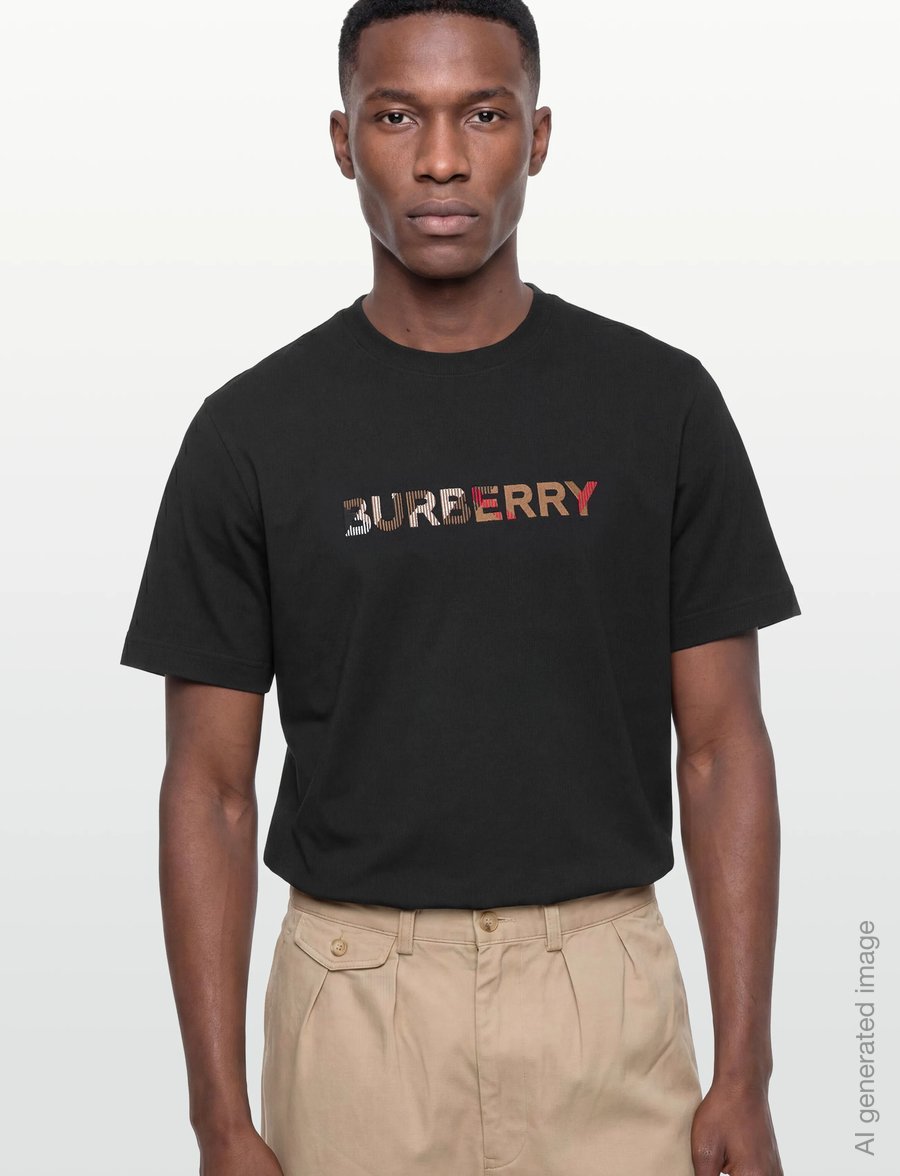 Burberry - ELLISON EMB - kurzärmelig - black - 3