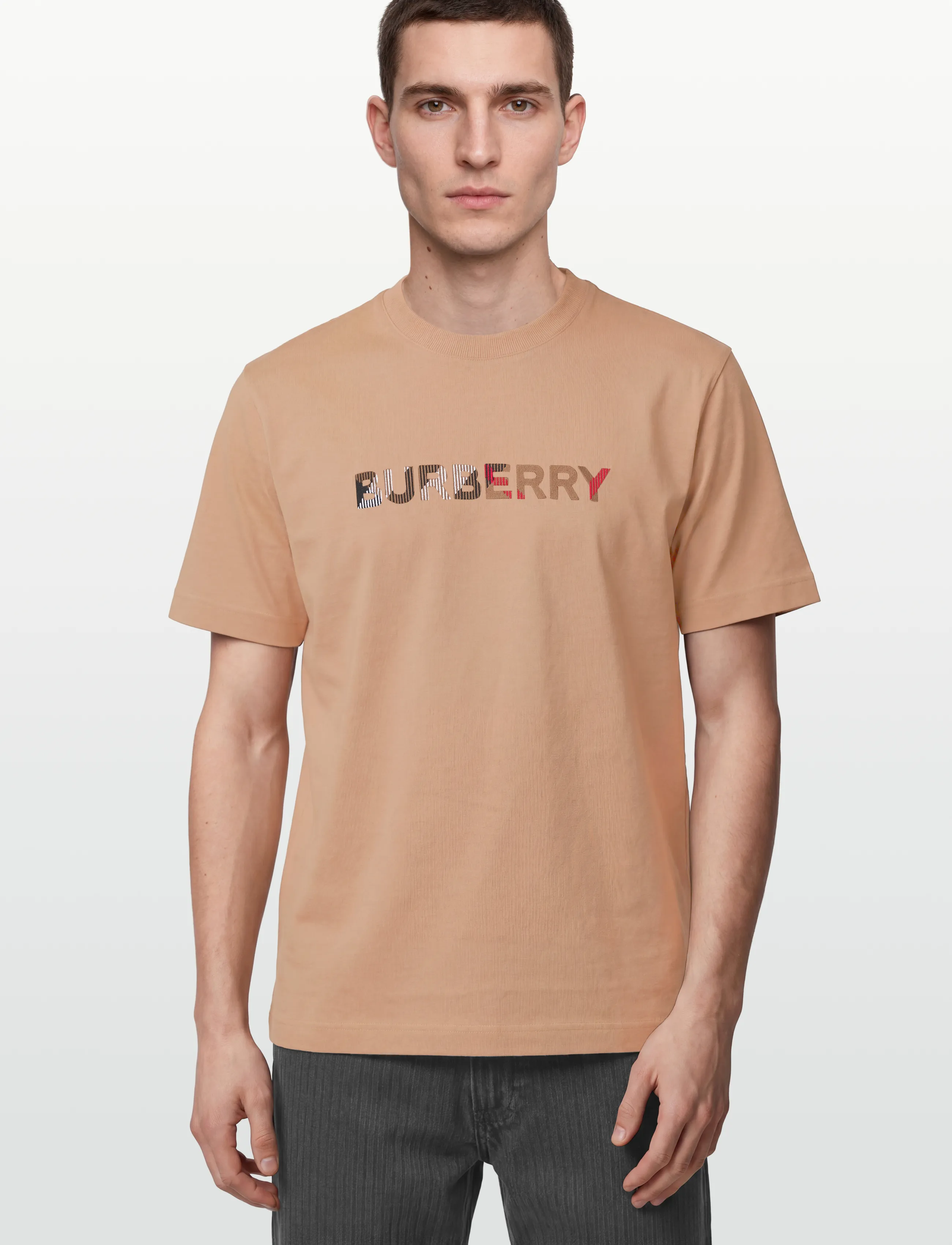 Burberry - ELLISON EMB - marškinėliai trumpomis rankovėmis - archive beige - 3
