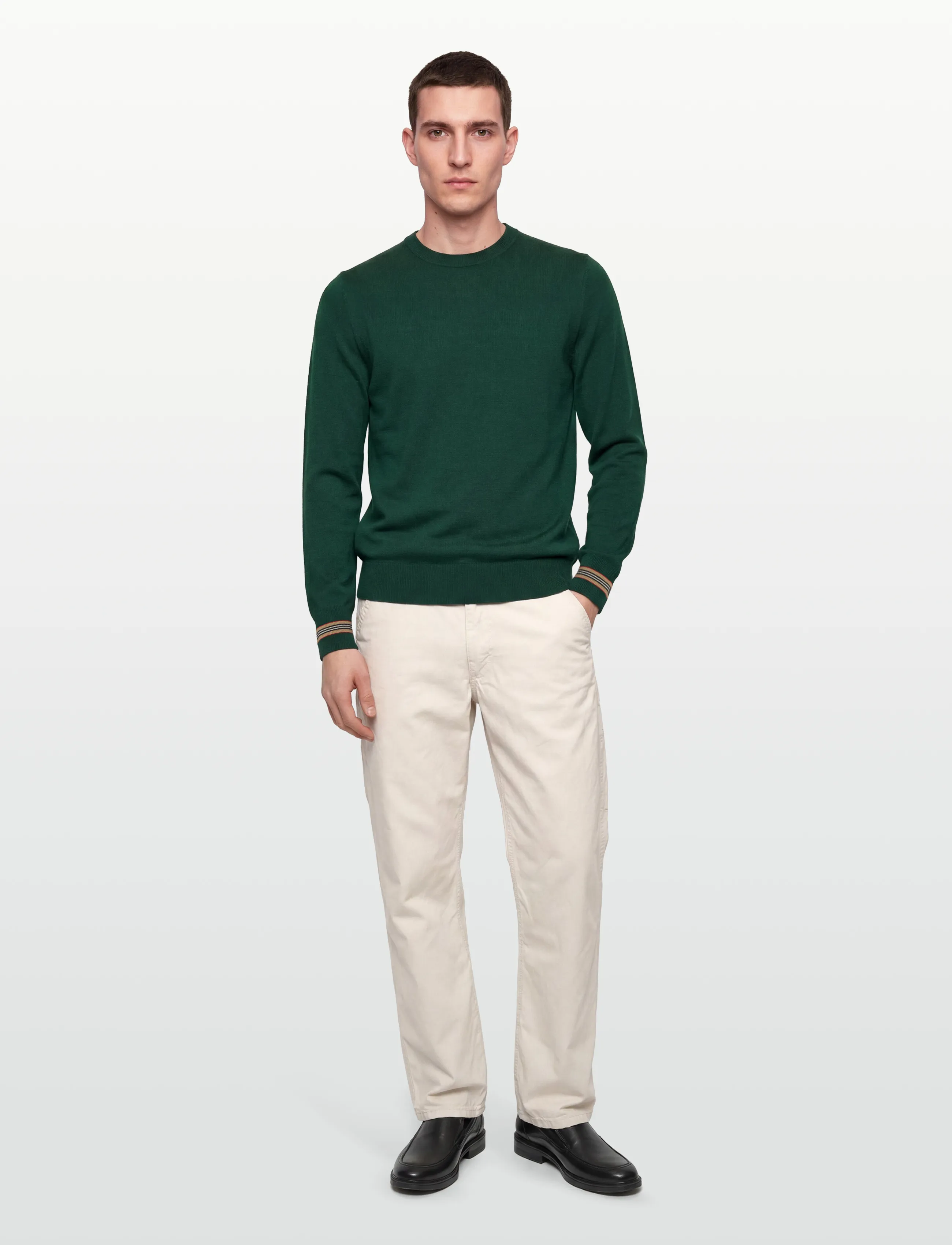 Burberry Paradise, M, Knitwear, Grün - Round Necks, Männerswear