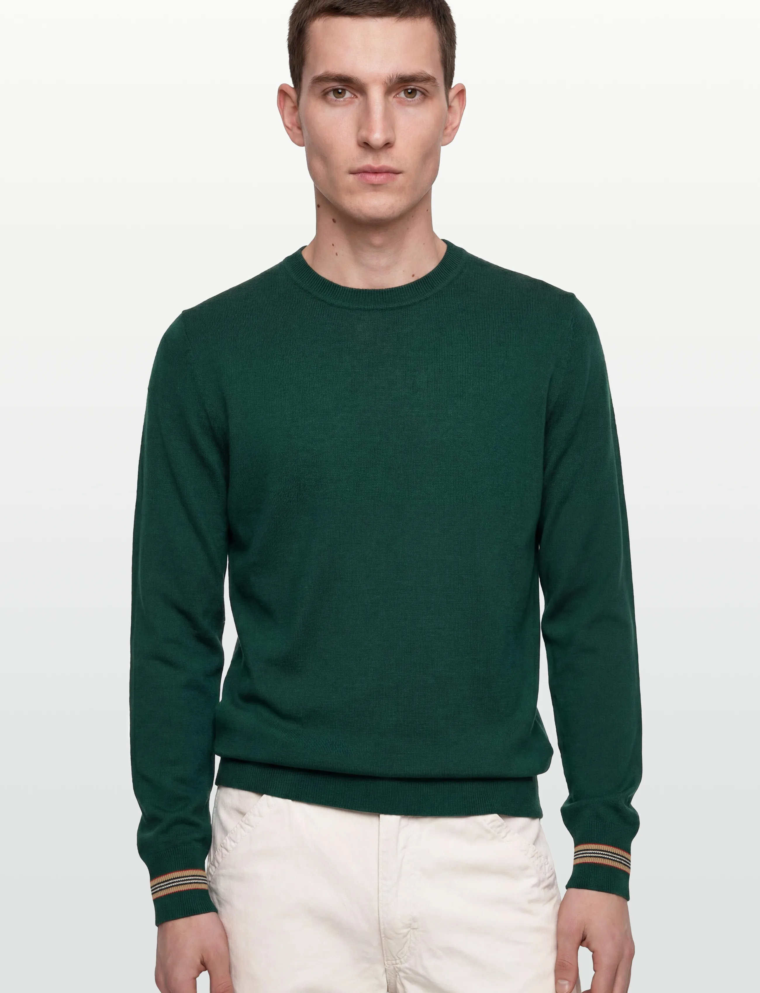 Burberry - PARADISE - Ümmarguse kaelusega kudumid - dark green - 3