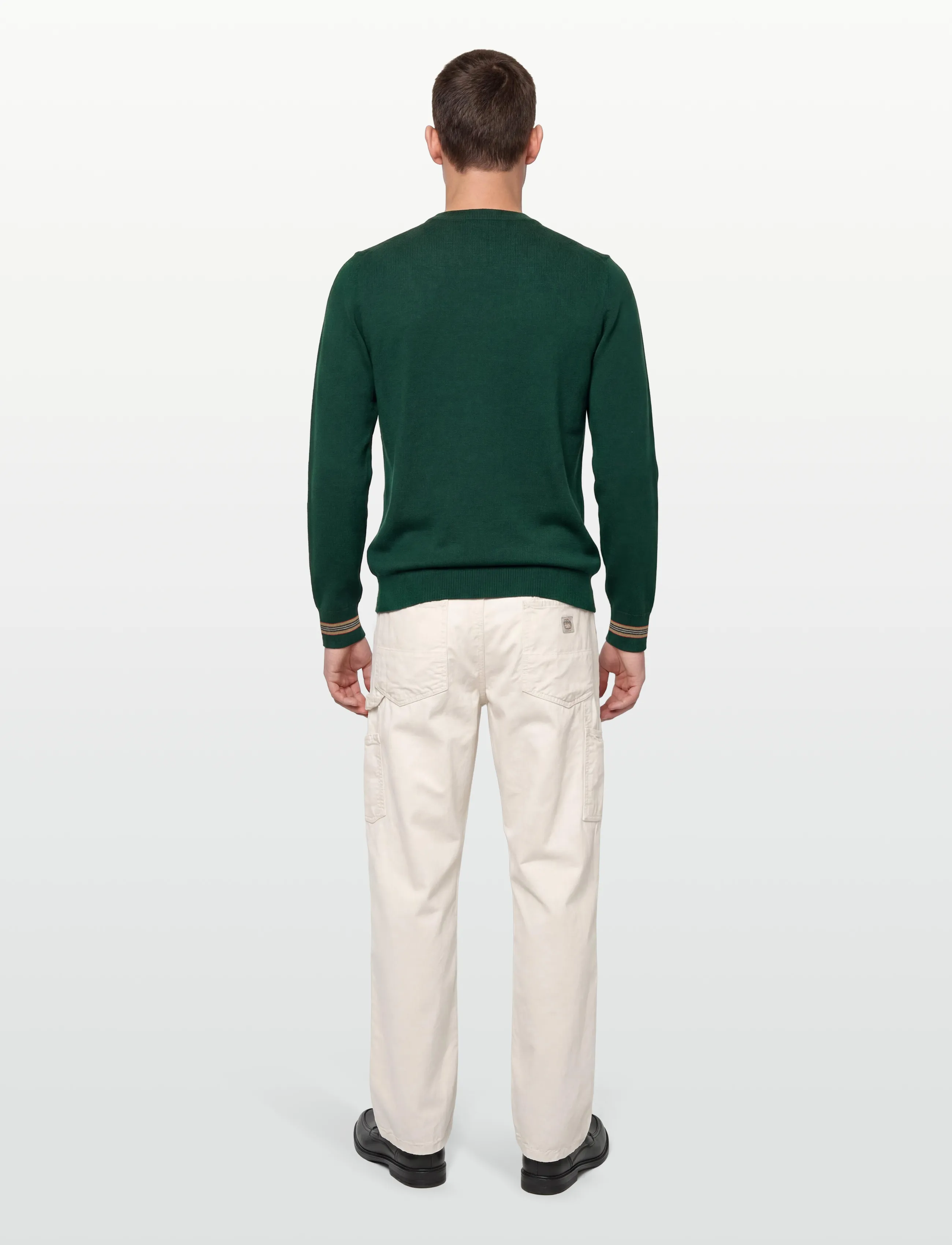 Burberry - PARADISE - Ümmarguse kaelusega kudumid - dark green - 4