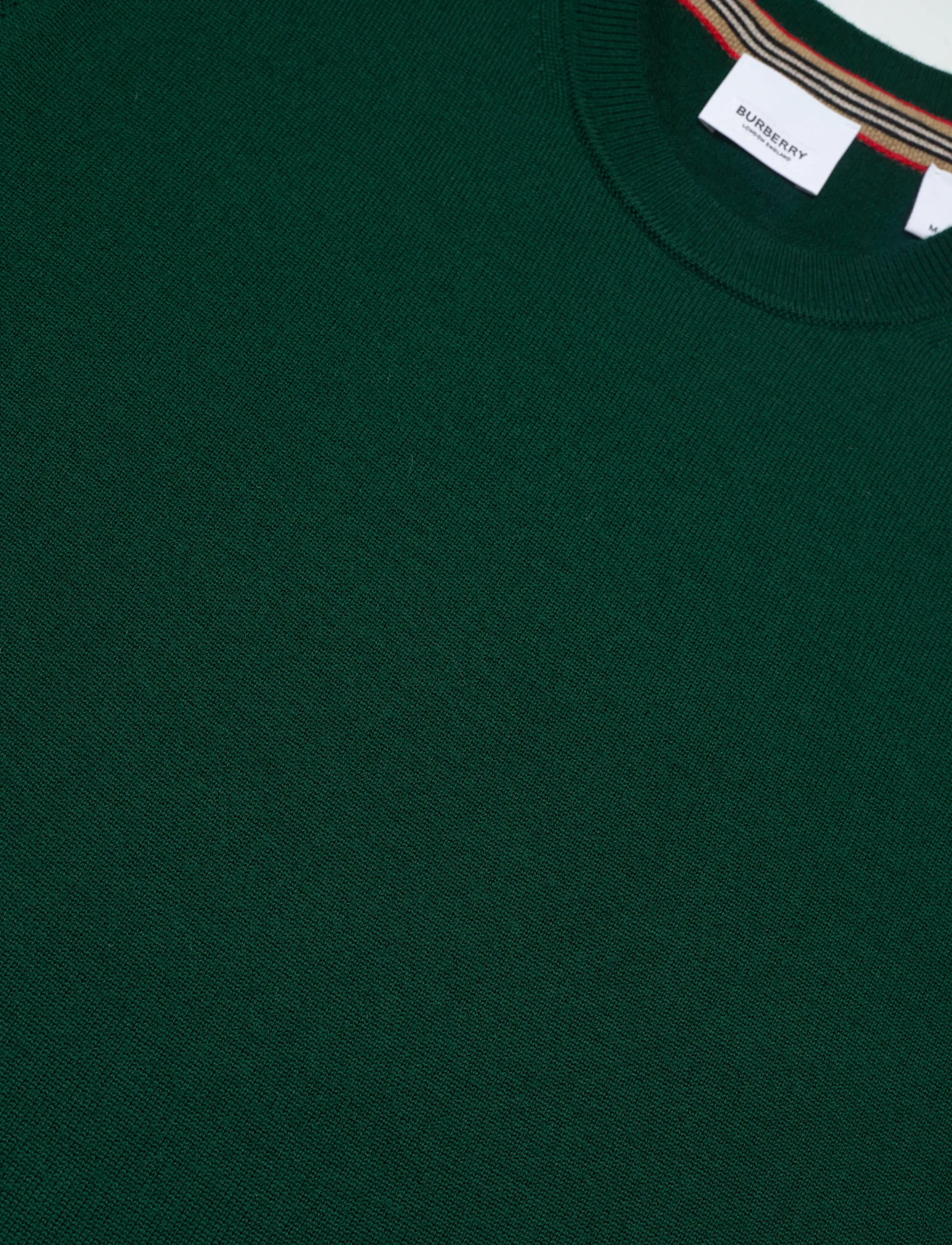 Burberry - PARADISE - Ümmarguse kaelusega kudumid - dark green - 5