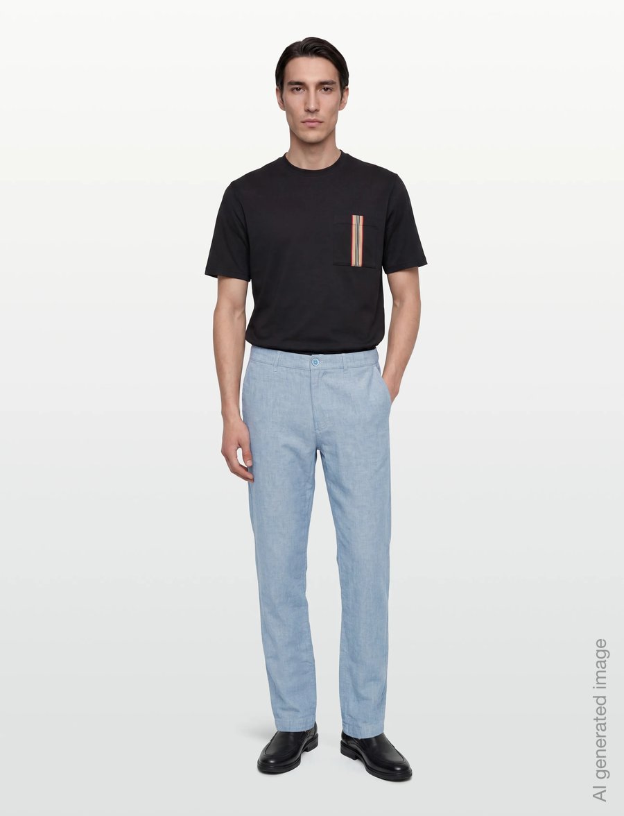 Burberry - ELLISON ICO STR - kortärmade t-shirts - black - 0
